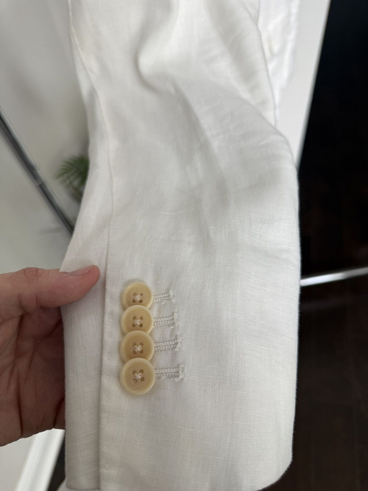 Other 100% Linen Gutteridge Double Breasted Blazer and Trousers Size 34R - 9 Thumbnail