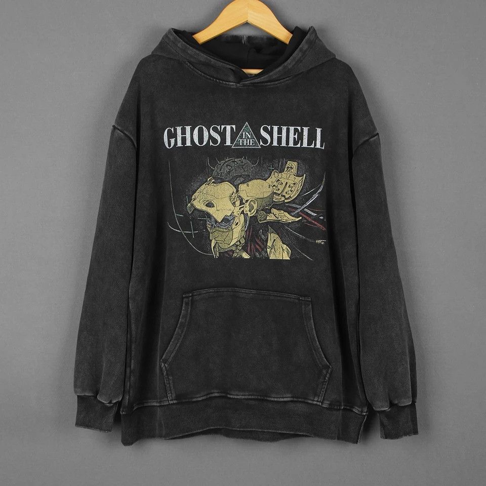 Japanese Brand Japanese Anime Black Washed Hoodie Size US S / EU 44-46 / 1 - 1 Thumbnail