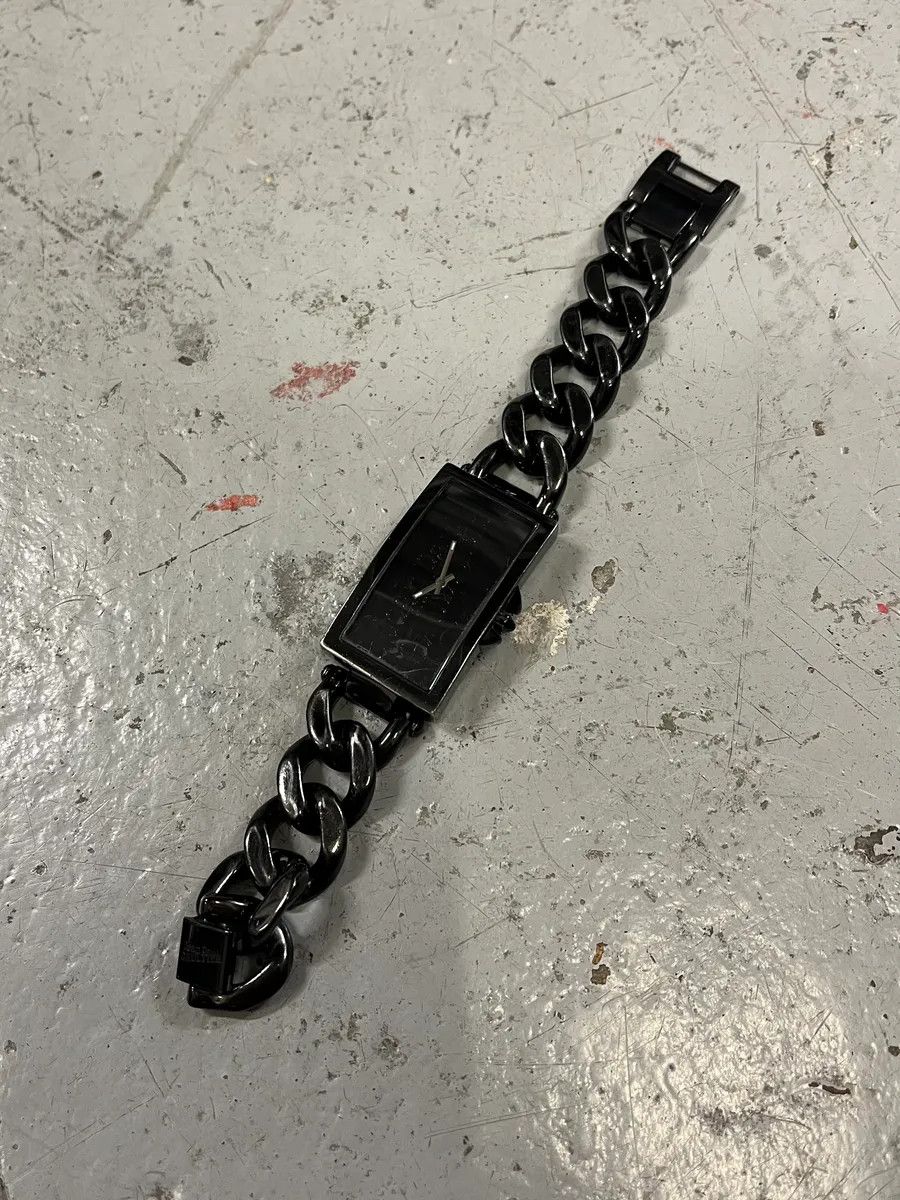 Designer × Jean Paul Gaultier × Vintage Jean Paul Gaultier Black Chain Watch Size ONE SIZE - 5 Thumbnail
