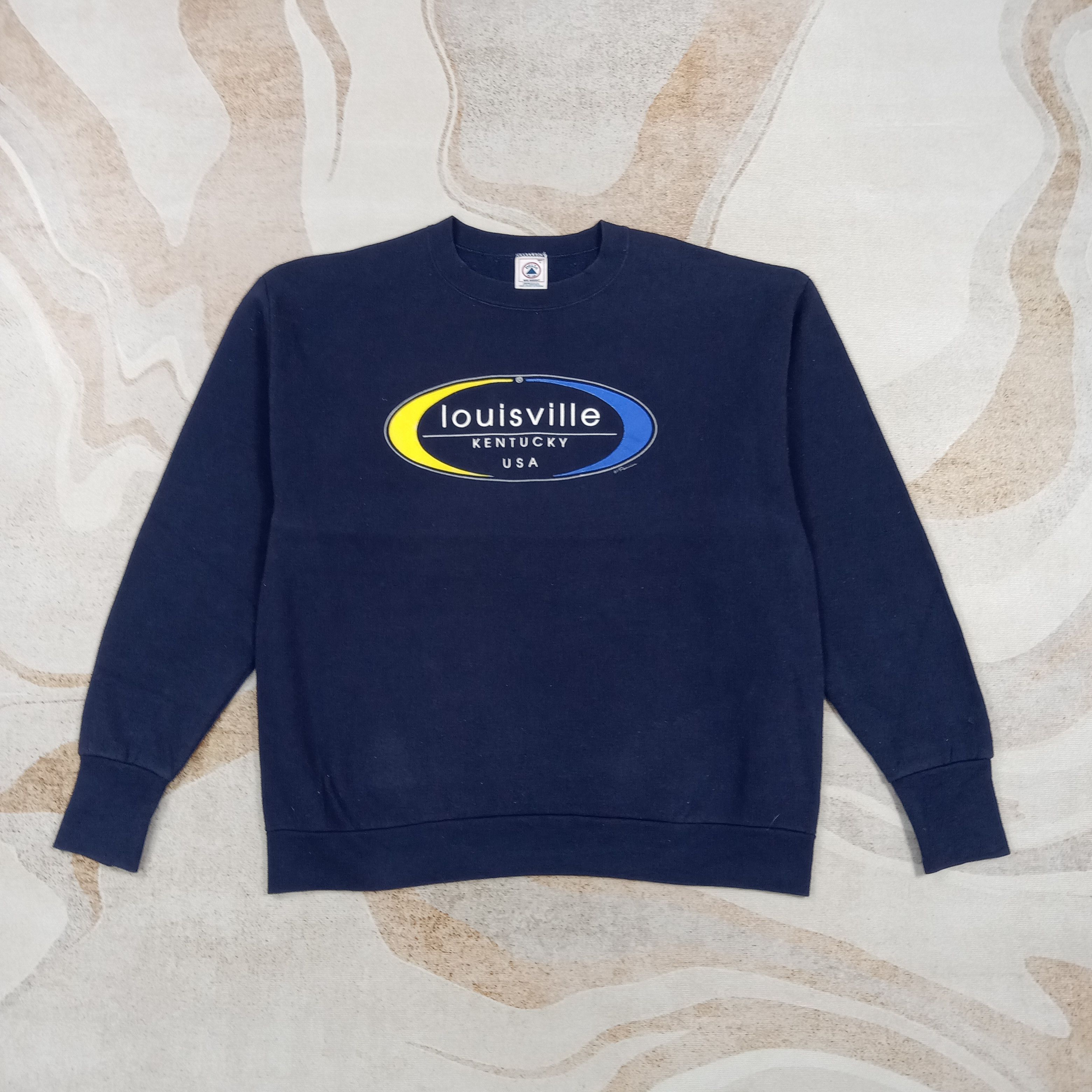 Vintage 90's Louisville Kentucky USA State Sweatshirt C286N5 Size US L / EU 52-54 / 3 - 1 Thumbnail