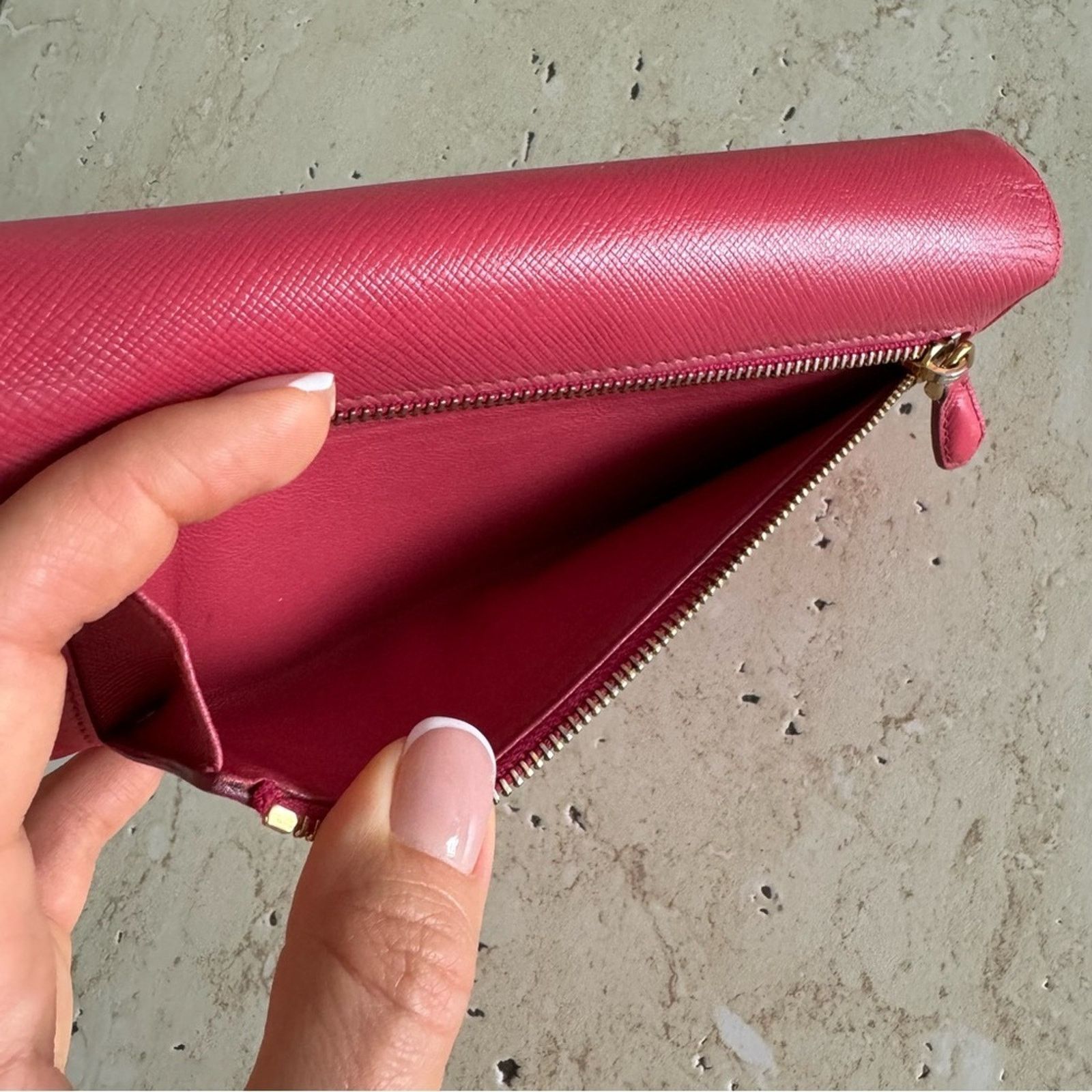 Prada PRADA Milano Pink Long Wallet, Authentic Size ONE SIZE - 9 Thumbnail