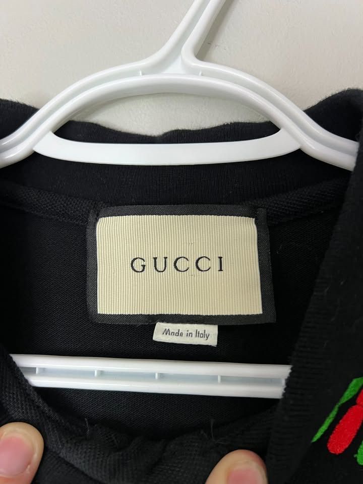 Gucci Authentic Gucci Web-Collar Interlocking G Polo Shirt - Black Size US XXL / EU 58 / 5 - 3 Thumbnail