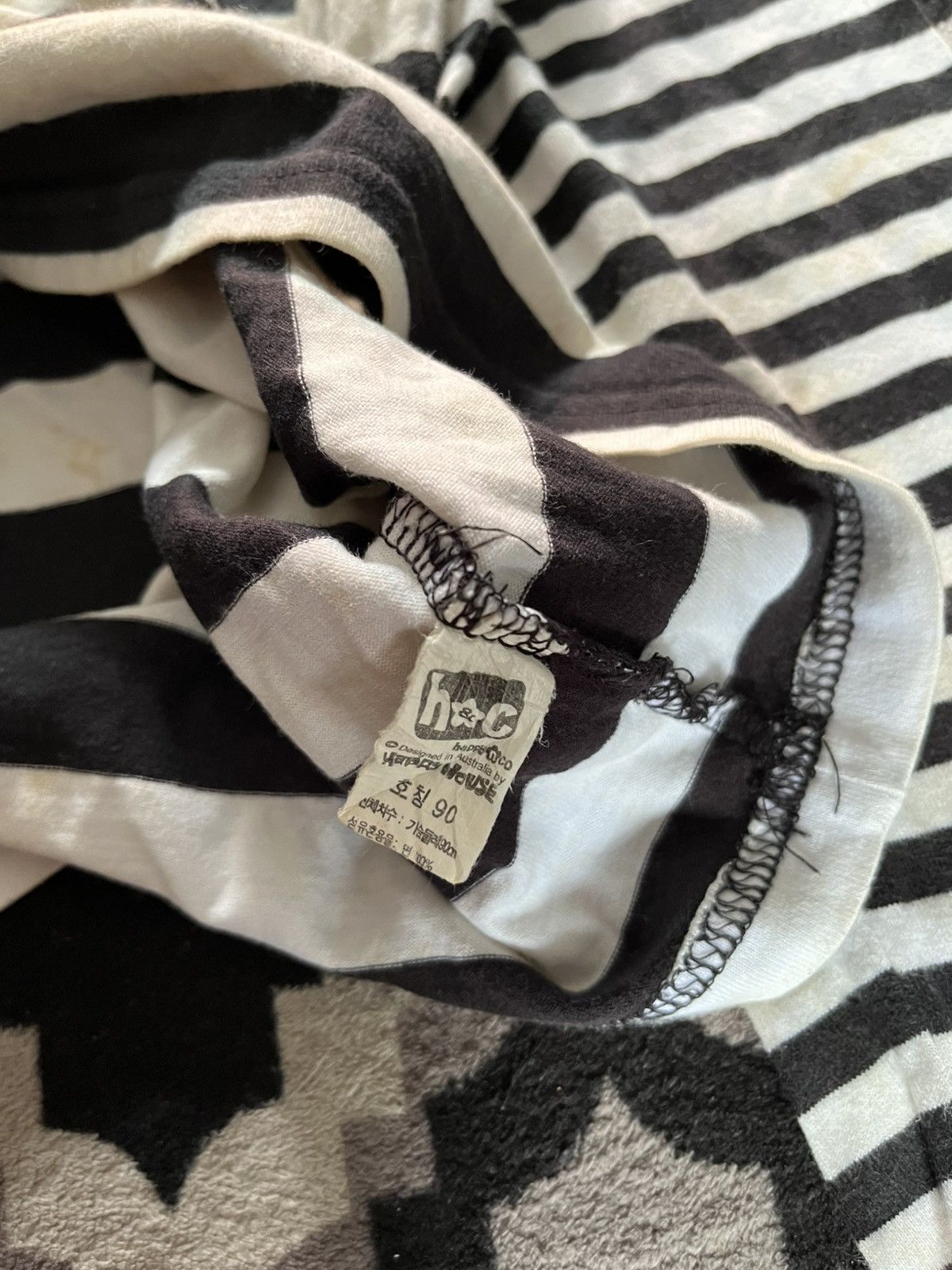 Hysteric Glamour 2000s happy n co striped double layers Size US S / EU 44-46 / 1 - 5 Thumbnail