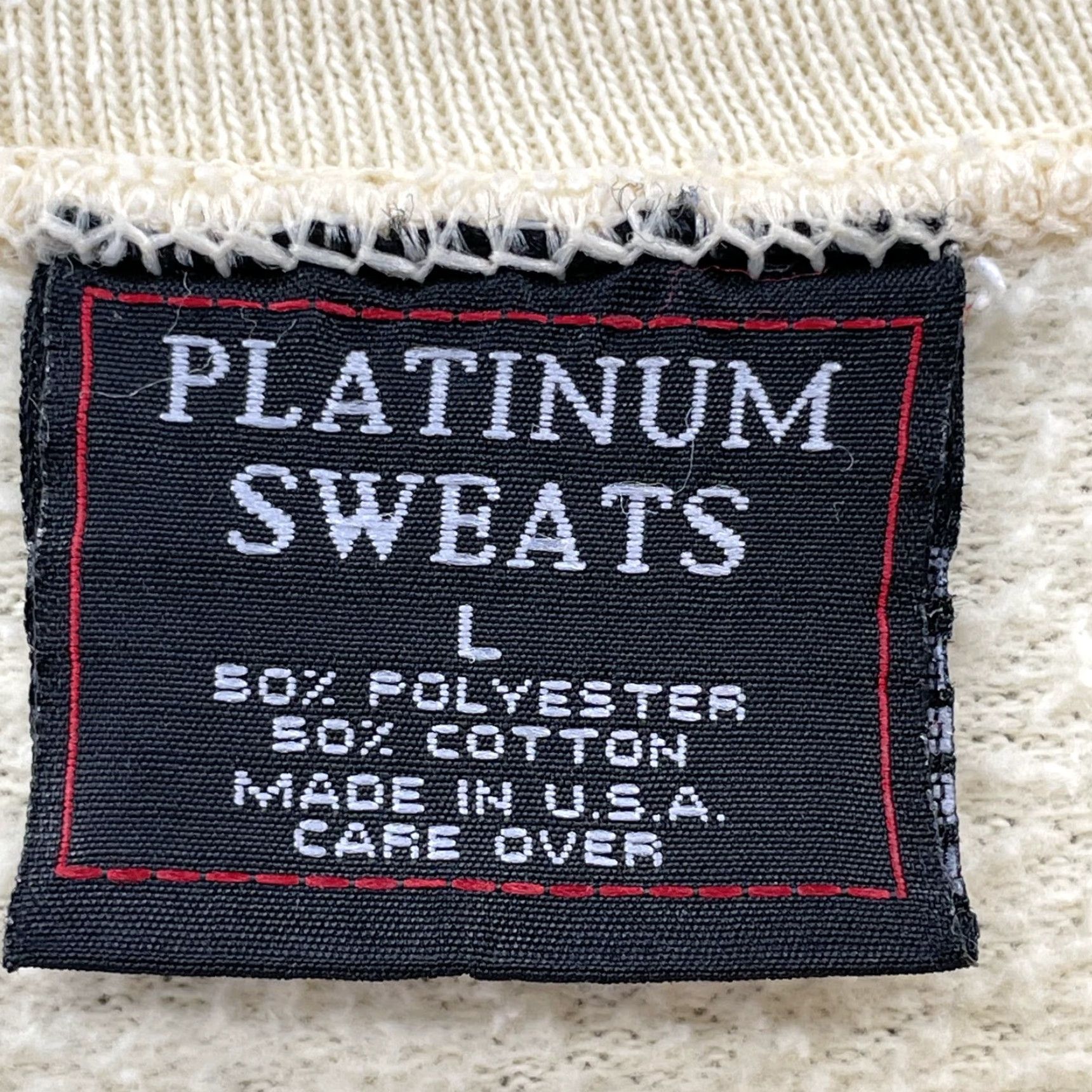 Buttero VINTAGE Platinum Sweats Sweatshirt Large Yellow Classical Music Notes God Unisex Adults Crew Neck Graphic Print 90s Music Size US L / EU 52-54 / 3 - 4 Thumbnail