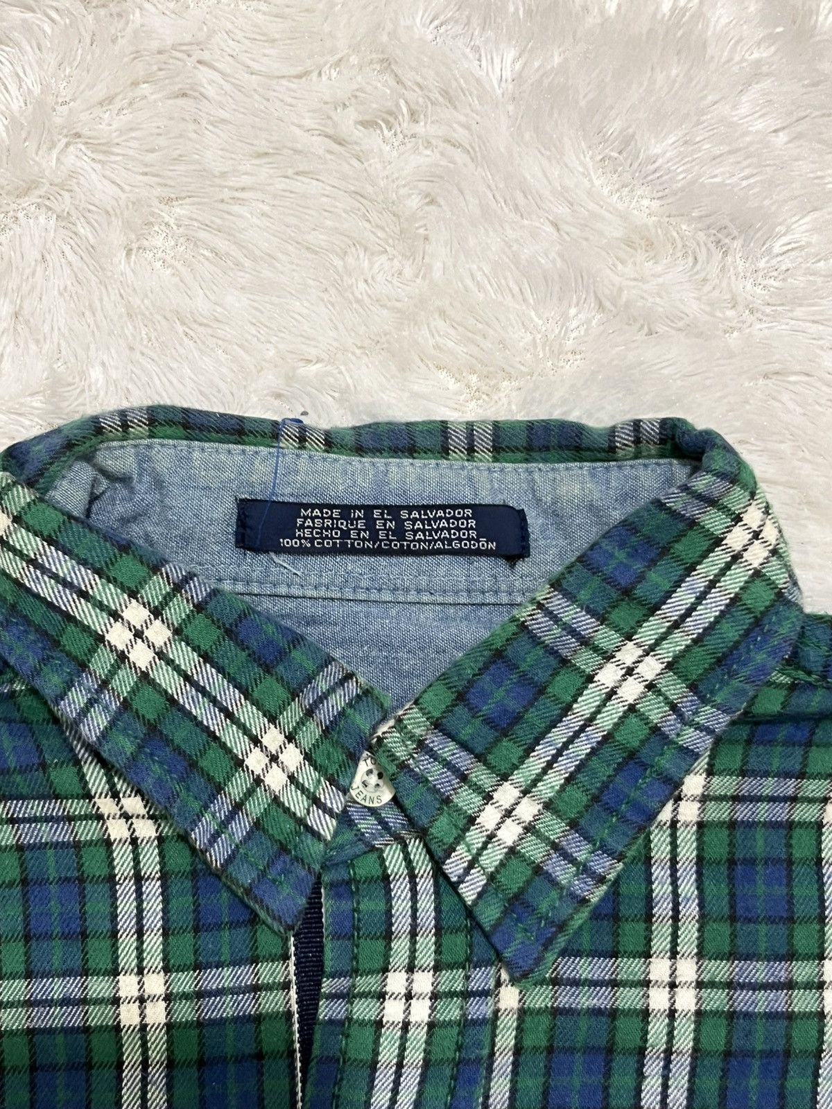 Other Tommy Hilfiger Plaid Button Up Shirt Green XL Size US XL / EU 56 / 4 - 4 Thumbnail