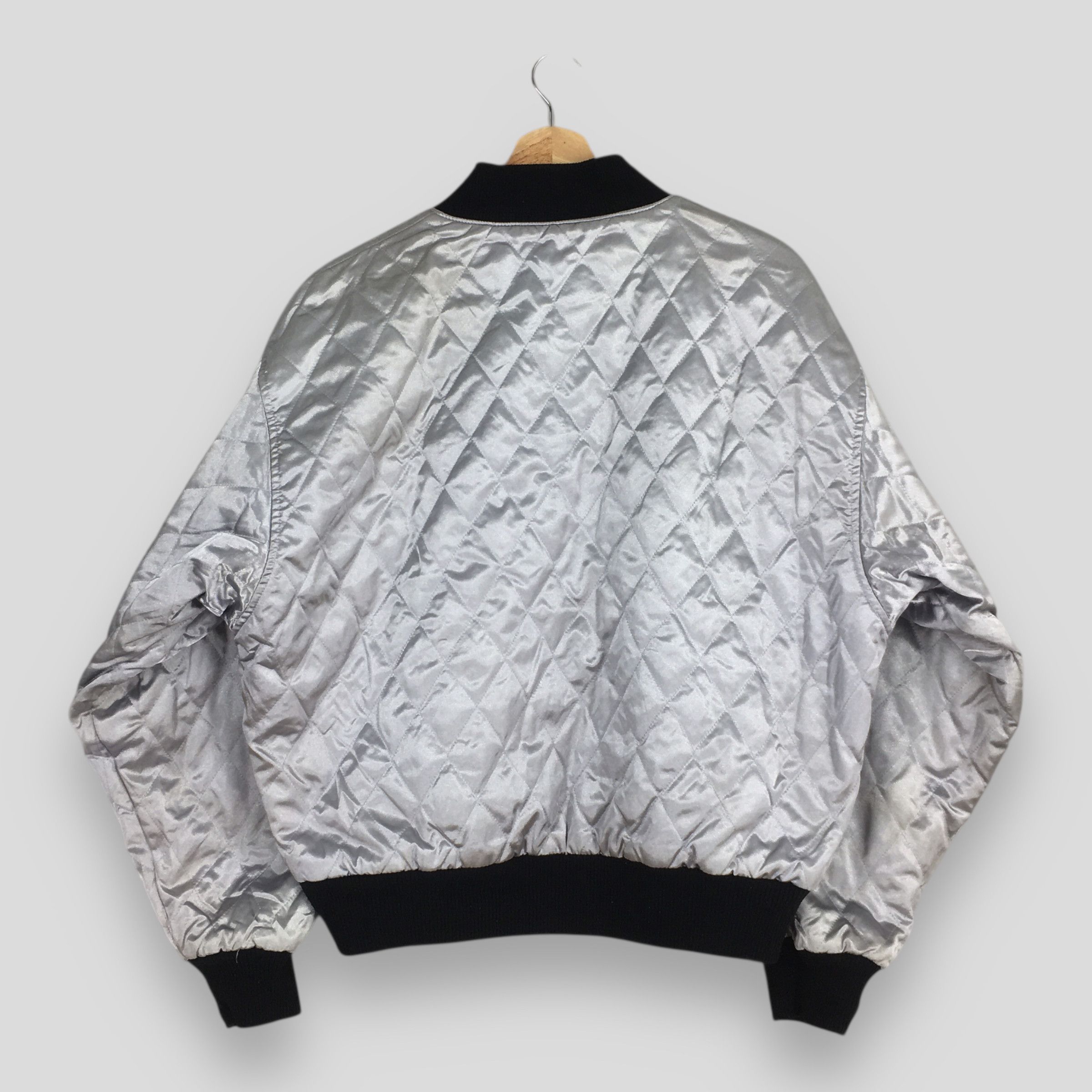 Adidas Vintage 1990s Adidas Trefoil Overprinted Quilted Jacket M Size US M / EU 48-50 / 2 - 11 Thumbnail