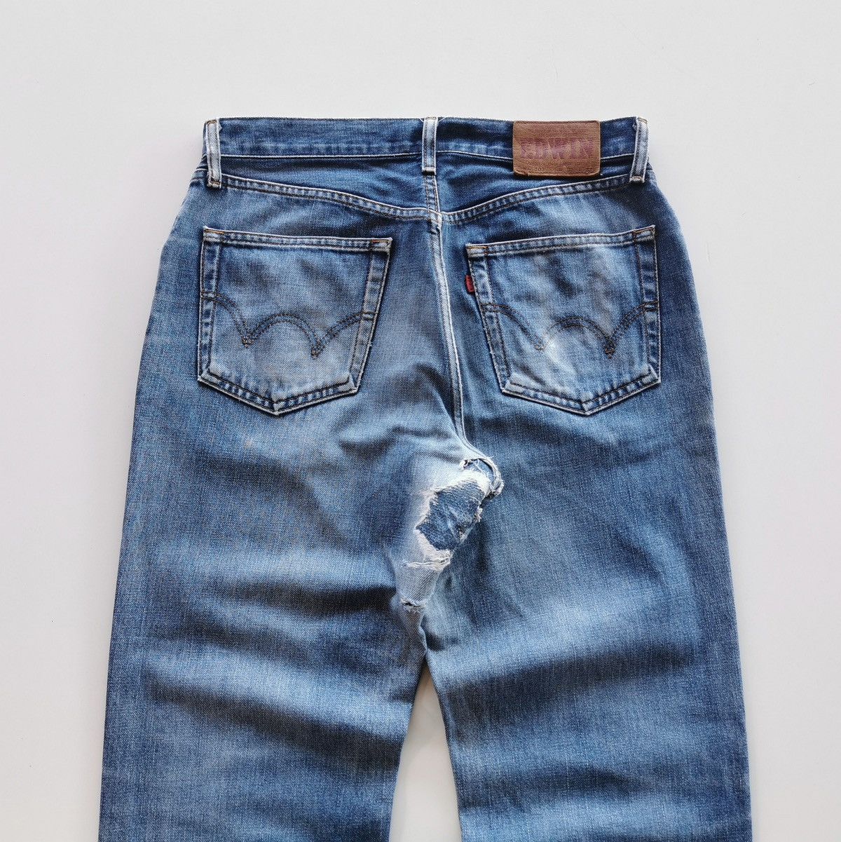 Edwin Ripped Edwin 503 Denim Jeans Size US 32 / EU 48 - 3 Thumbnail