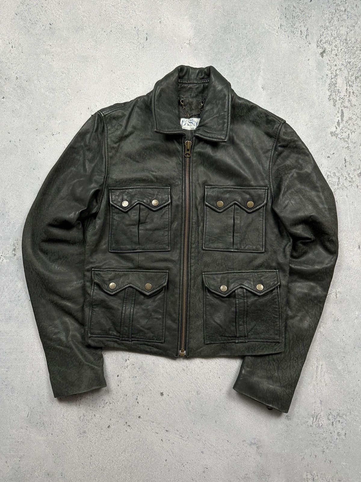 Levi's Vintage Levi’s Sample Leather Jacket Western Cut 90s Rare Size S / US 4 / IT 40 - 13 Thumbnail