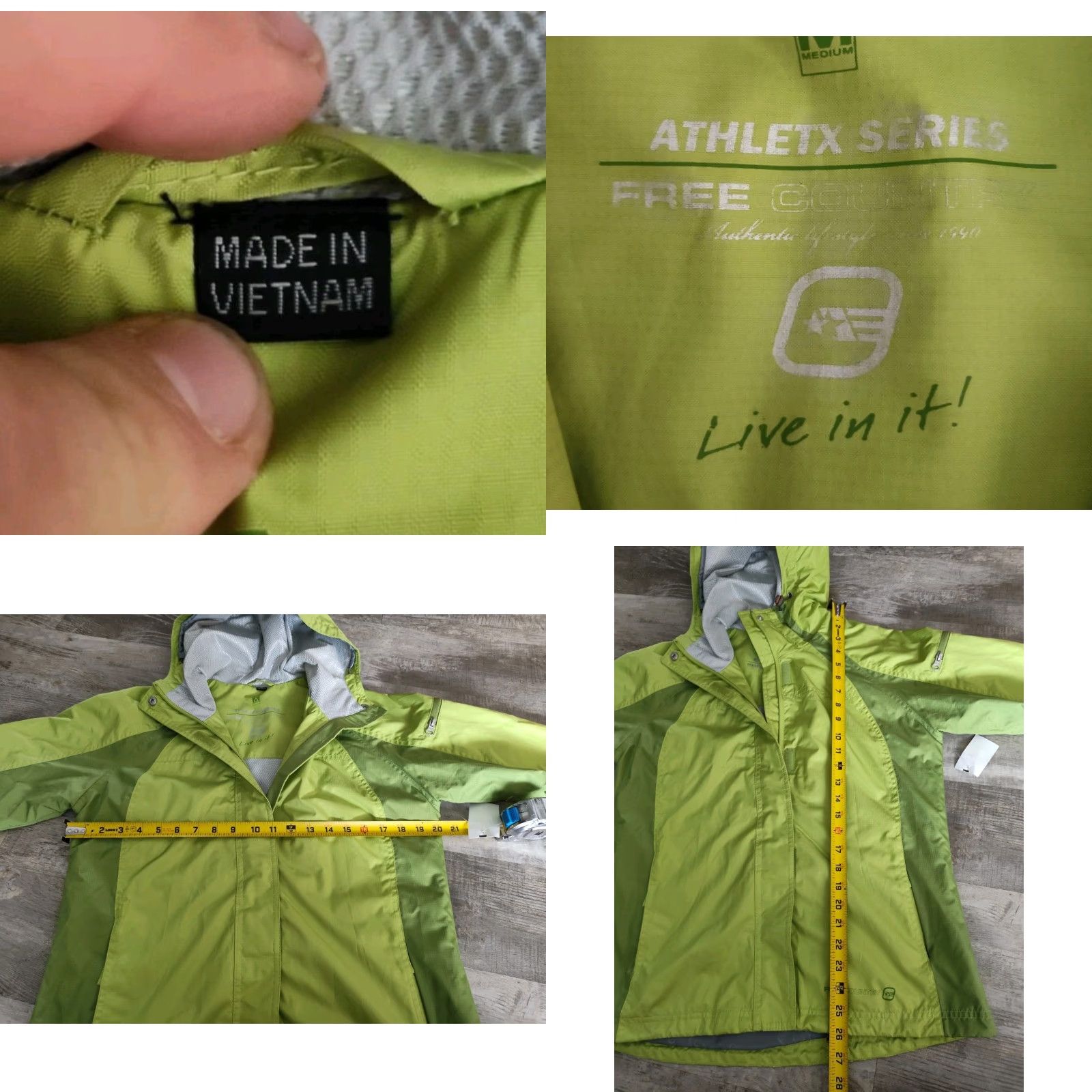 Free Country Free Country Athletx Series Jacket Womens Size M Windbreaker Lime Coat NWT Size M / US 6-8 / IT 42-44 - 8 Thumbnail