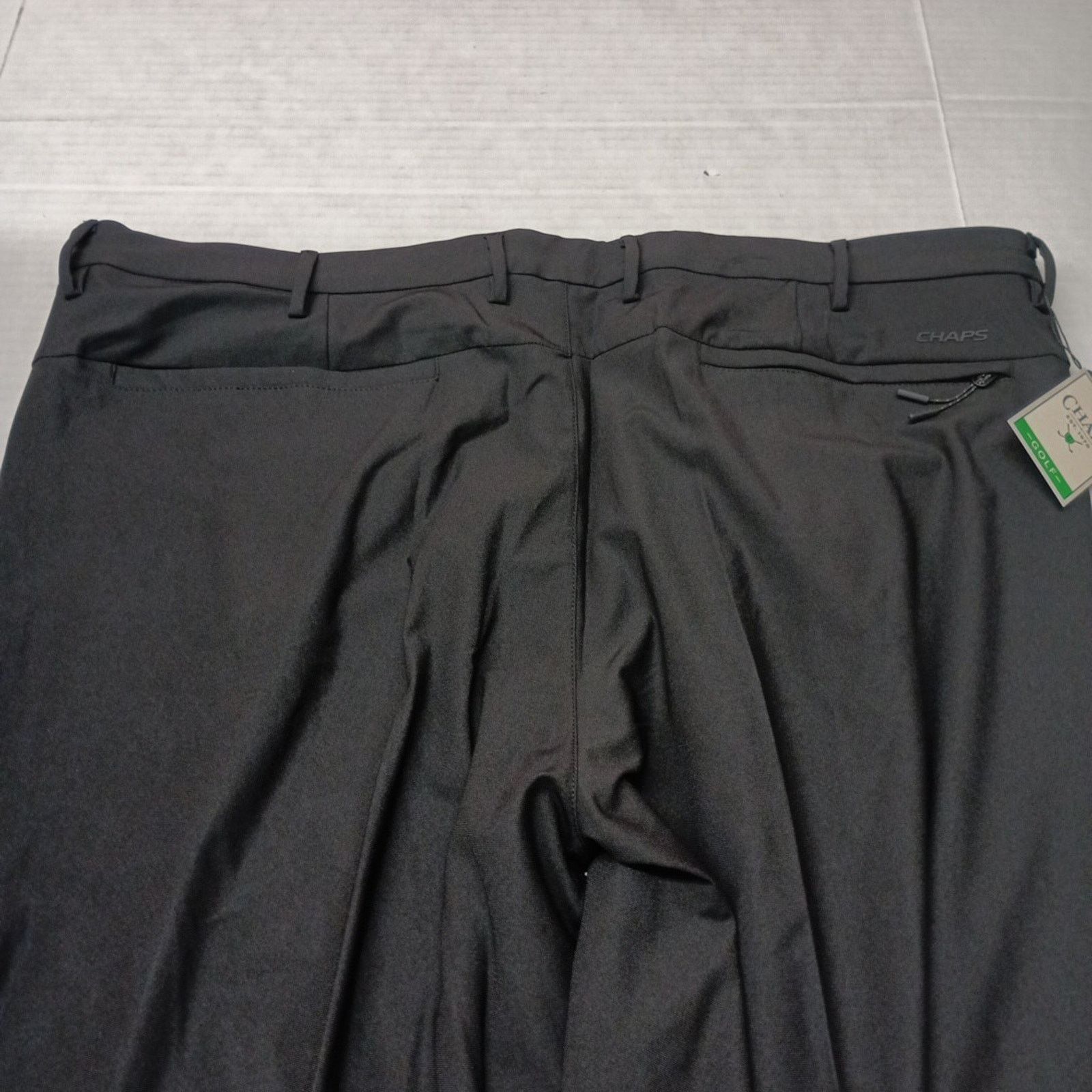 Chaps Chaps Golf Slim Fit Pants Mens 42x30 Black Stretch Waistband Size US 42 / EU 58 - 7 Thumbnail