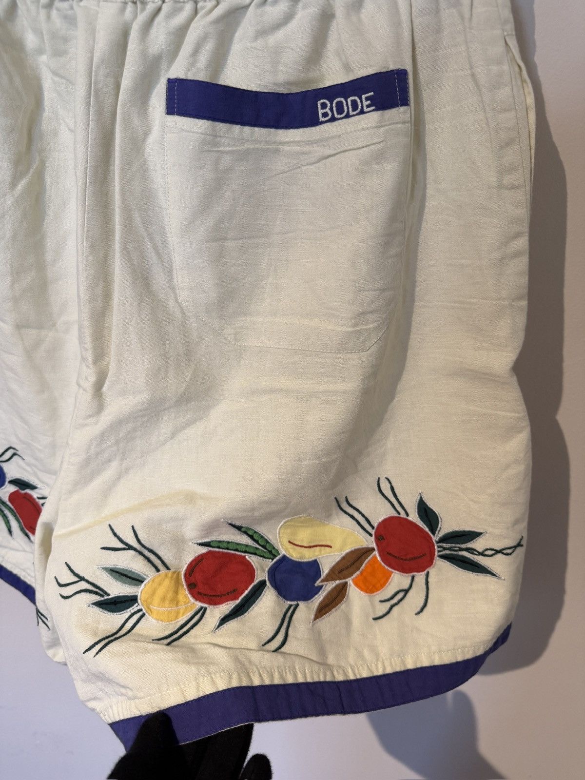 Bode Bode Embroidered Floral Short Size US 33 - 8 Thumbnail