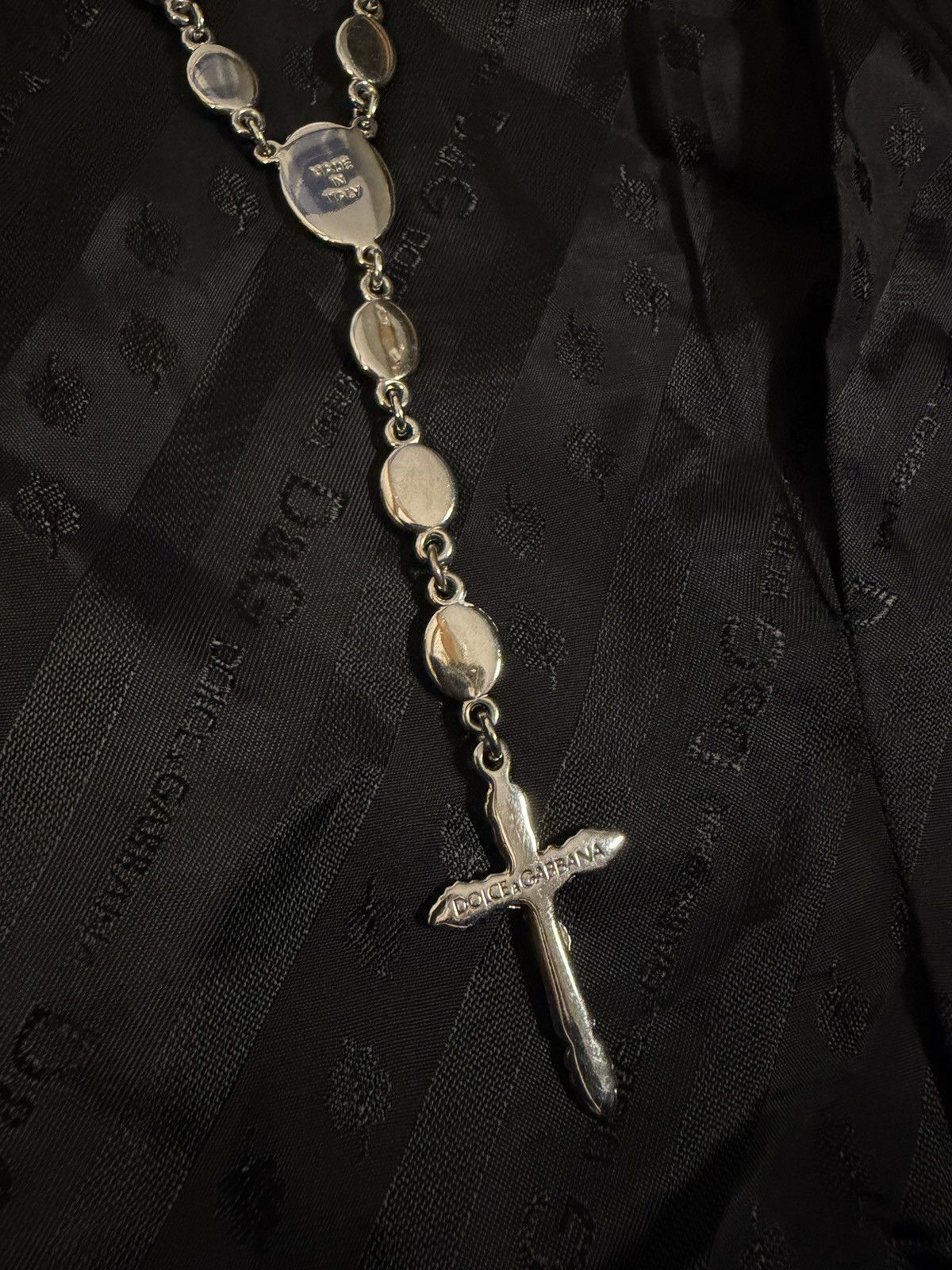 Dolce & Gabbana Sterling Silver Dolce & Gabbana rosary Size ONE SIZE - 5 Thumbnail