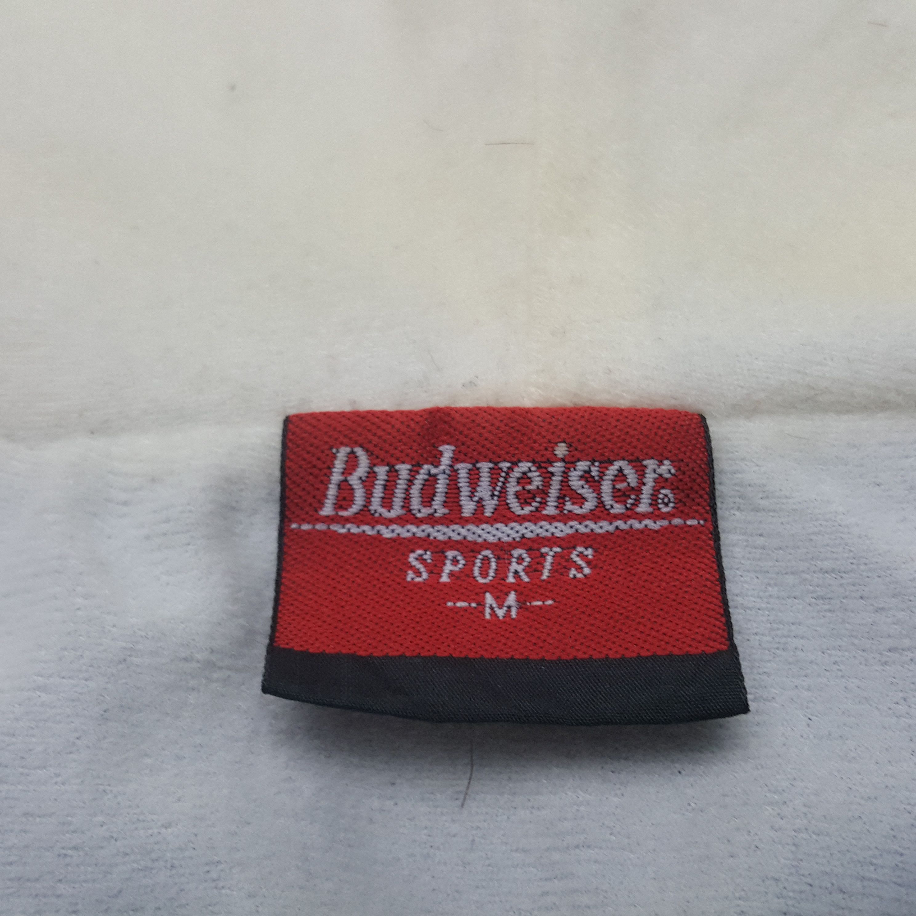 Budweiser × Vintage Vintage Budweiser Sport Windbreaker Hoodie Jacket Size US M / EU 48-50 / 2 - 5 Thumbnail