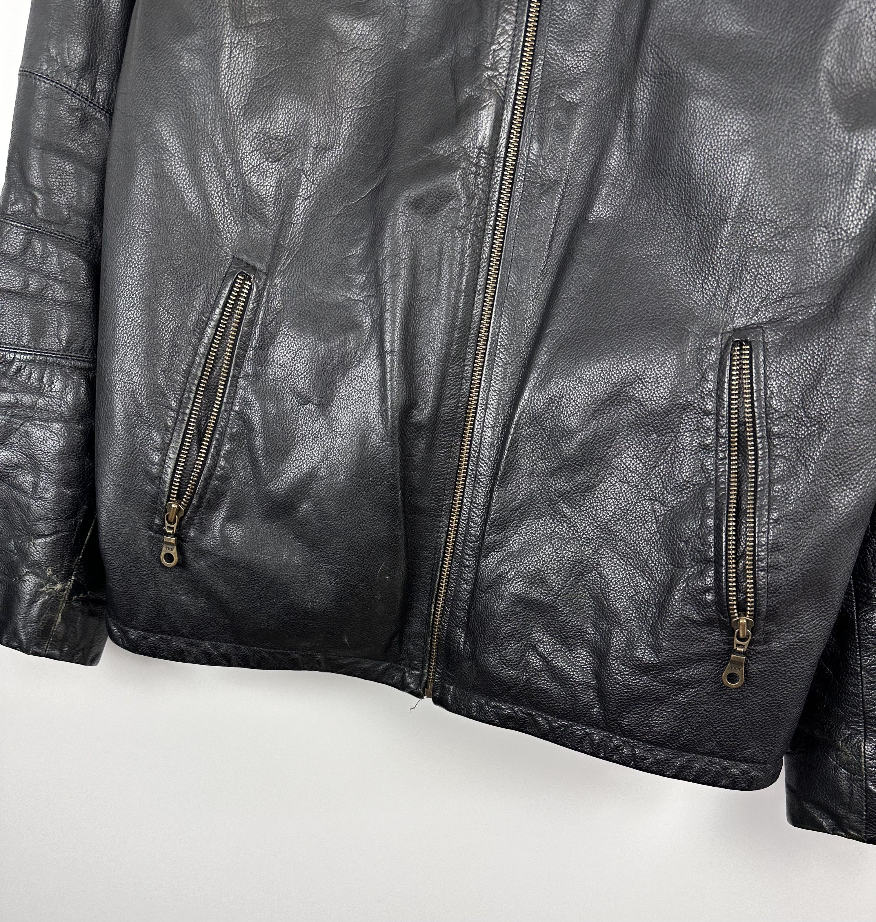 Other Men's vintage leather jacket elegant starboy Size US L / EU 52-54 / 3 - 3 Thumbnail