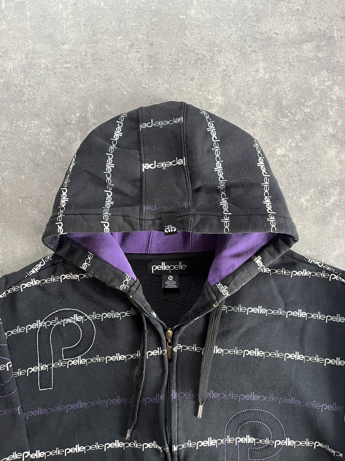 Pelle Pelle Pelle Pelle AOP Multilogo Baggy Printed Zip Hoodie XL Size US XL / EU 56 / 4 - 9 Thumbnail