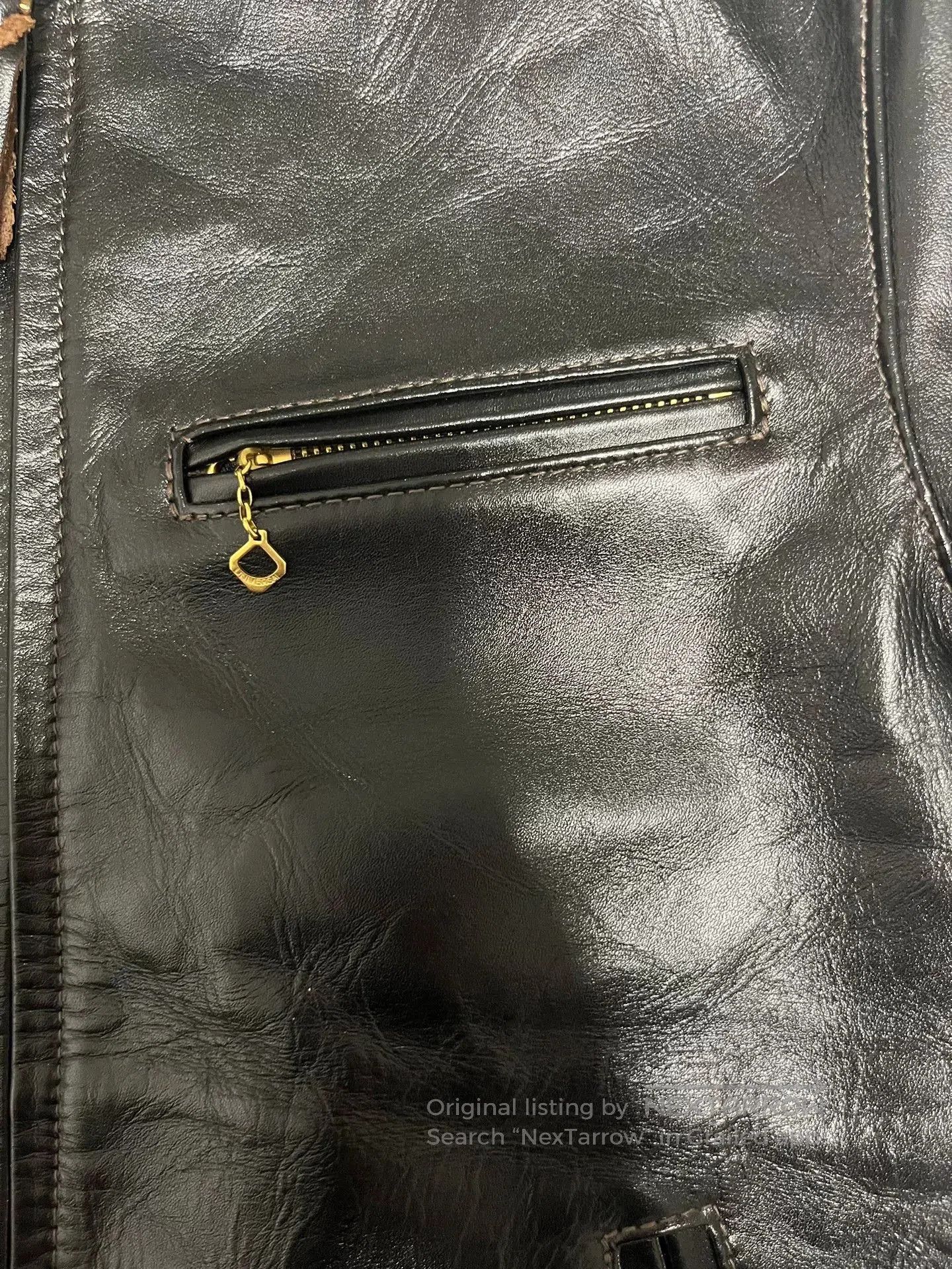 Y'2 Leather black leather jacket by Y'2 Leather. Size US M / EU 48-50 / 2 - 4 Thumbnail