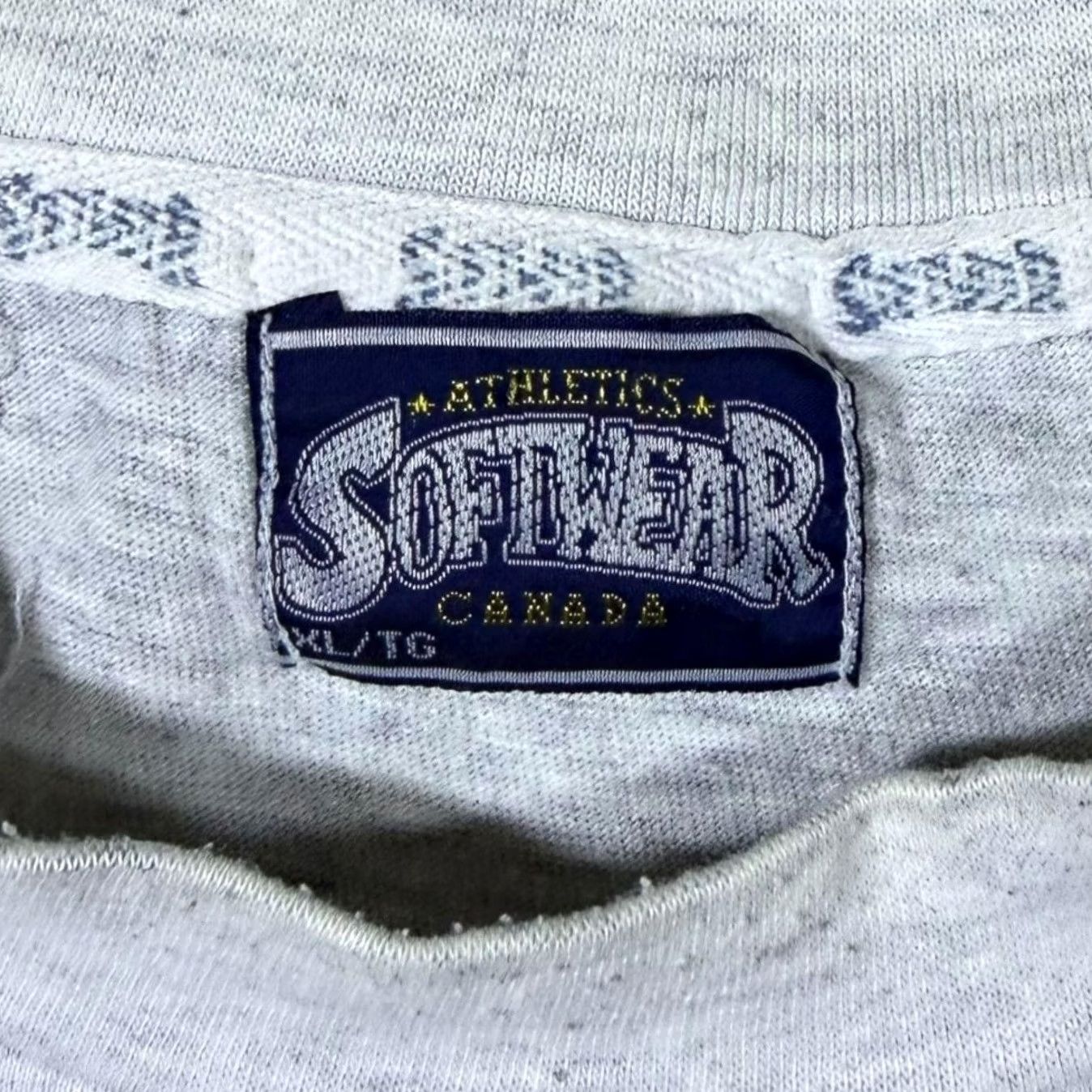 Vintage VINTAGE Softwear CFL Toronto Argonauts Football Graphic Single Stitch T-Shirt XL Grey Mens XL Graphic Logo Print 1992 Size US XL / EU 56 / 4 - 3 Thumbnail