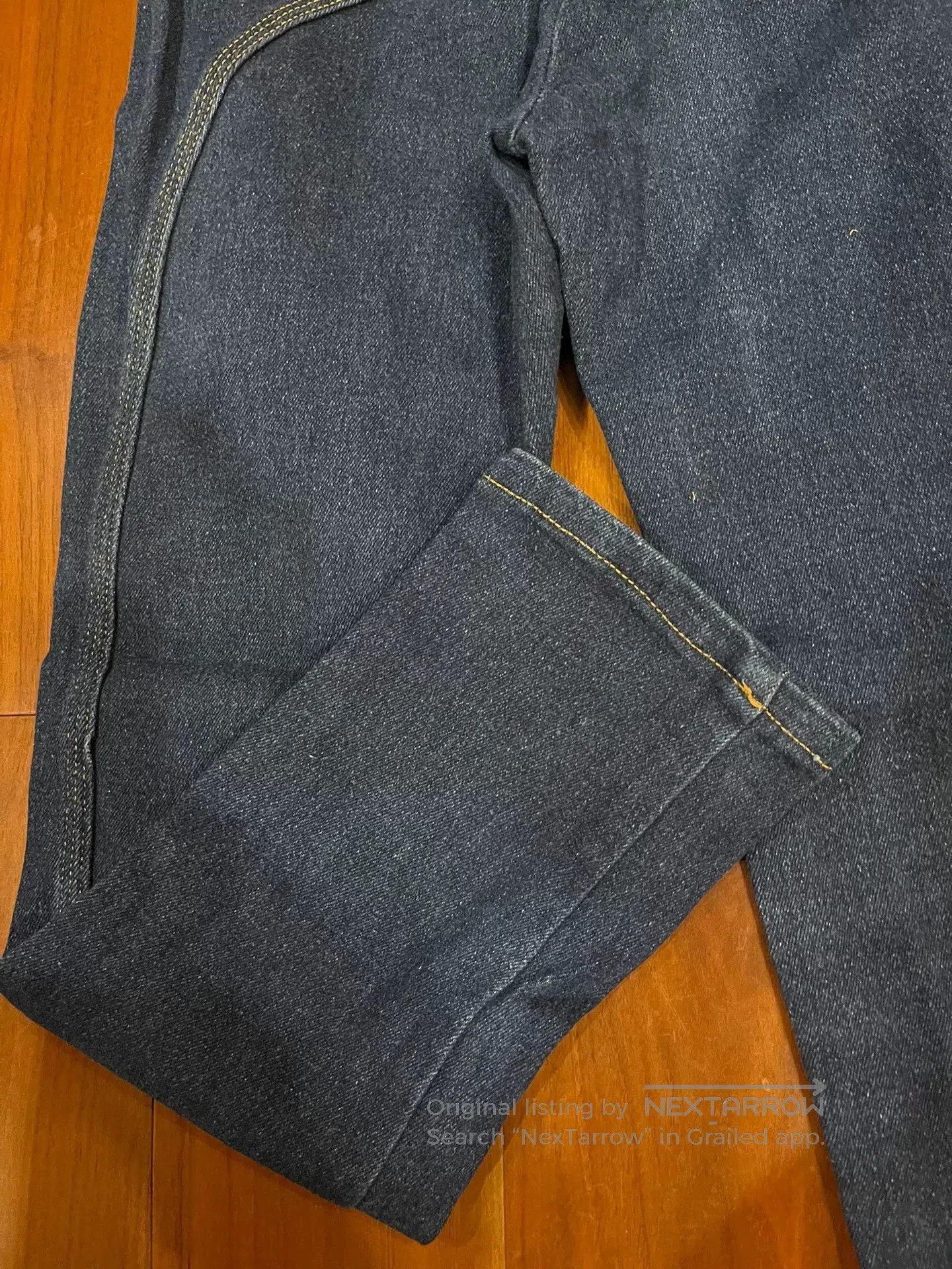 Hussein Chalayan Hussein Chalayan Top Stitch Women's Jeans. Size 33" - 3 Thumbnail