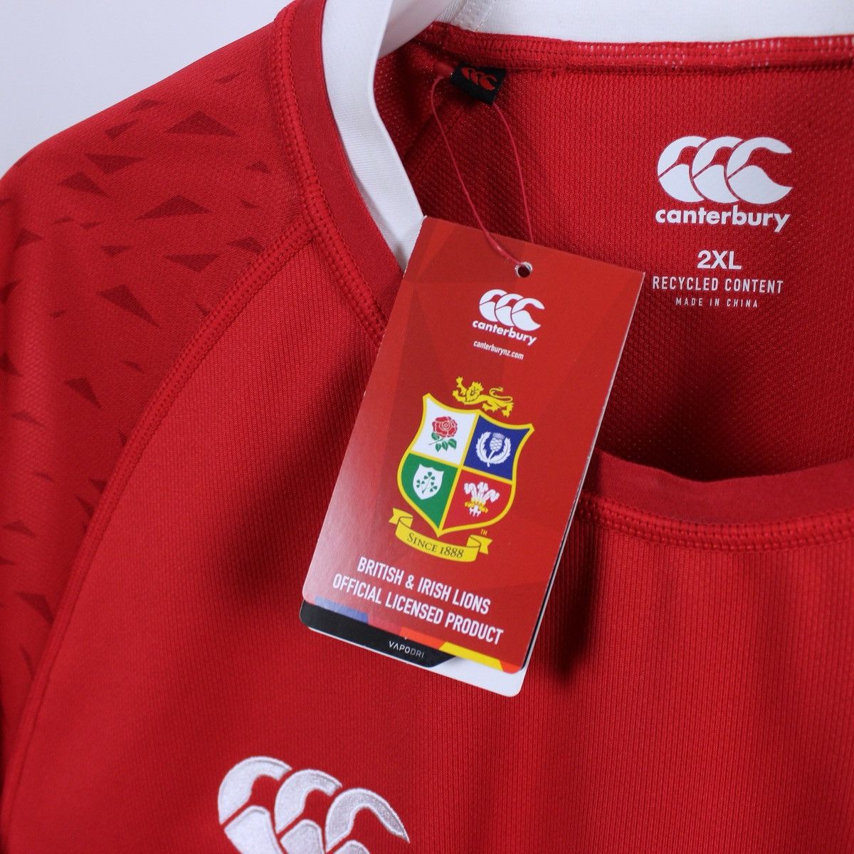 Canterbury of New Zealand Canterbury Rugby Britich & Irish Lions 2020/2021 Home Jersey Size US XXL / EU 58 / 5 - 3 Thumbnail