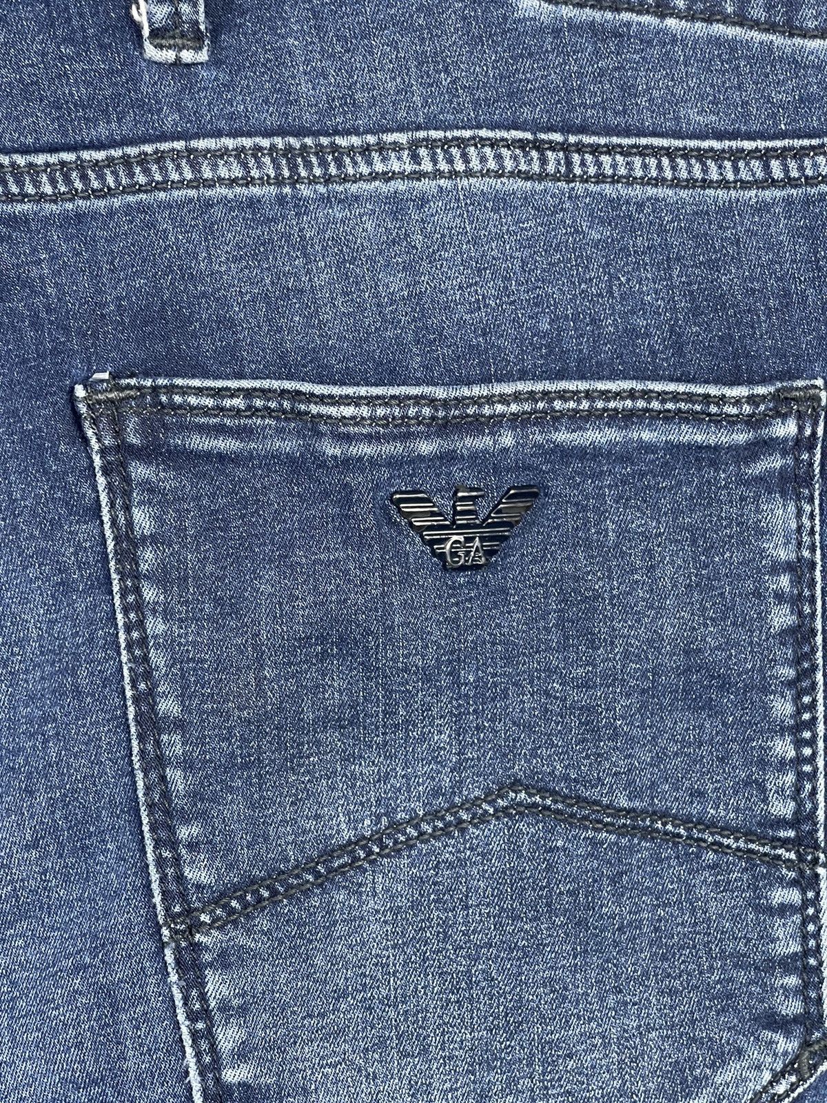 Emporio Armani Emporio Armani 9.5 oz. Slim Fit Blue Denim Jeans Size W32 Size US 32 / EU 48 - 13 Thumbnail