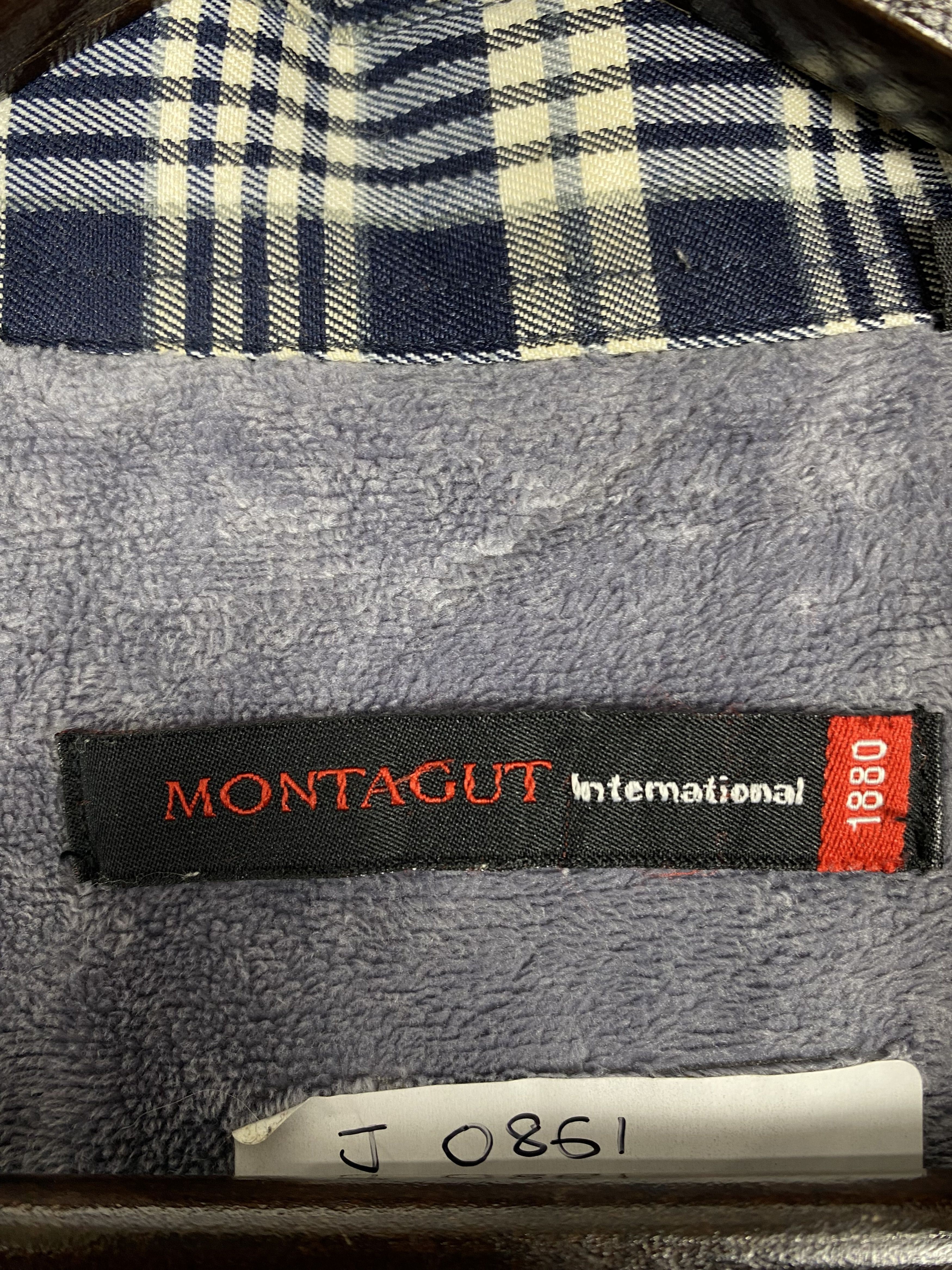 Montagut Vintage Montagut Flannel Fleece Lining Jacket DJ0861 Size US S / EU 44-46 / 1 - 7 Thumbnail