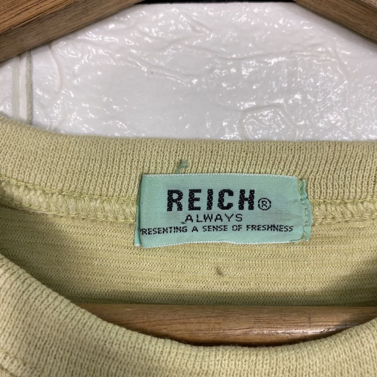 Japanese Brand 📌Vintage Sweatshirt Reich Big Logo Embroidery Size US M / EU 48-50 / 2 - 14 Thumbnail
