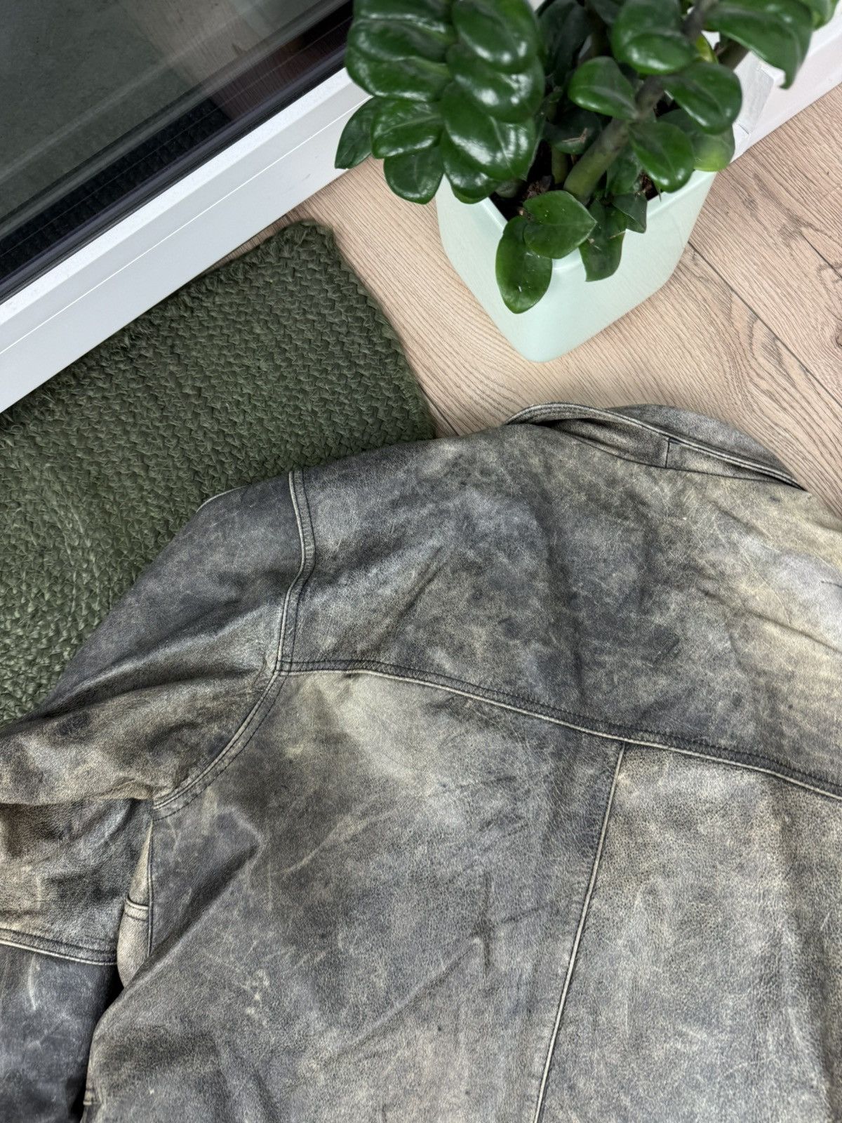 Vintage Flying Eagle Vintage avant garde Japan brand leather jacket Size US L / EU 52-54 / 3 - 13 Thumbnail