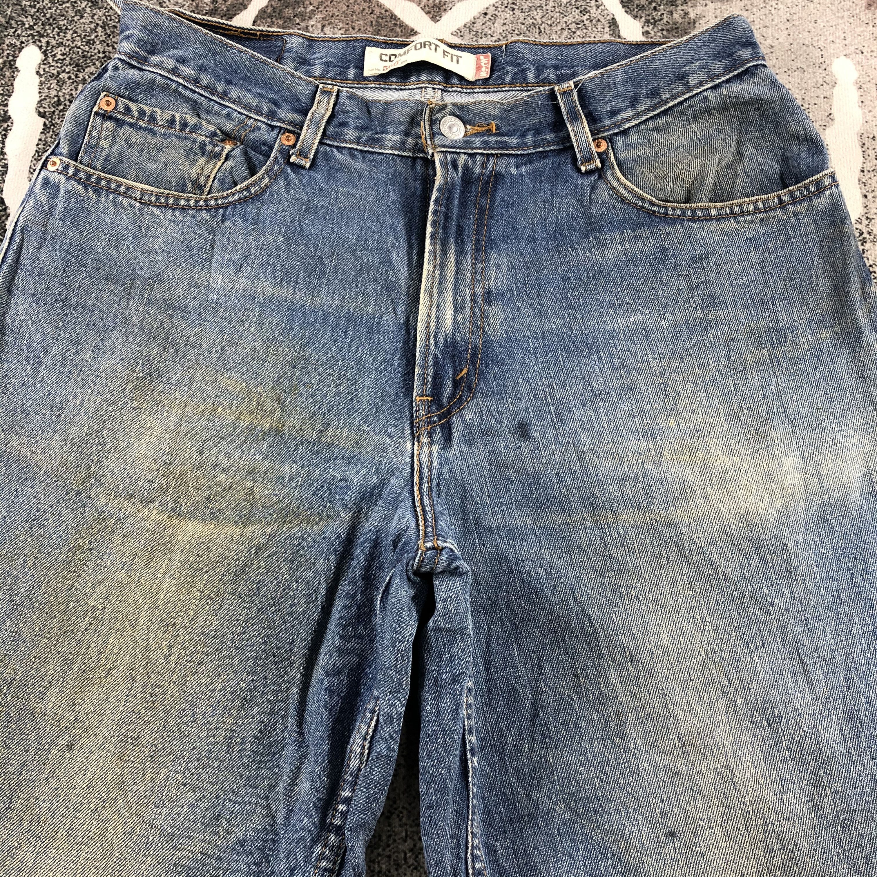 Levi's Vintage Levis 560 Jeans Comfort Fit Denim KJ950 Size US 33 - 3 Thumbnail