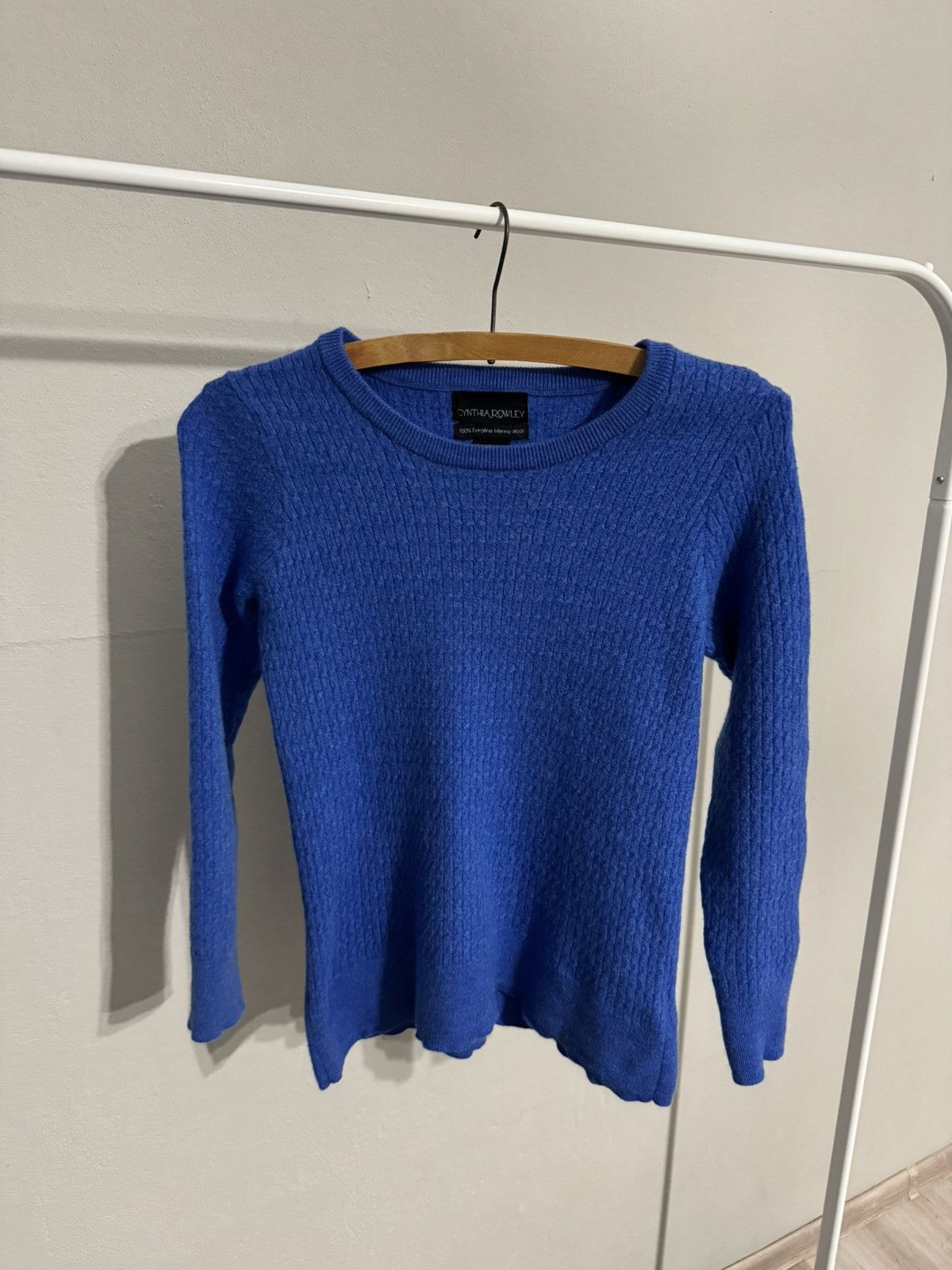 Cynthia Rowley 100% extrafine merino wool sweater Size S / US 4 / IT 40 - 1 Thumbnail