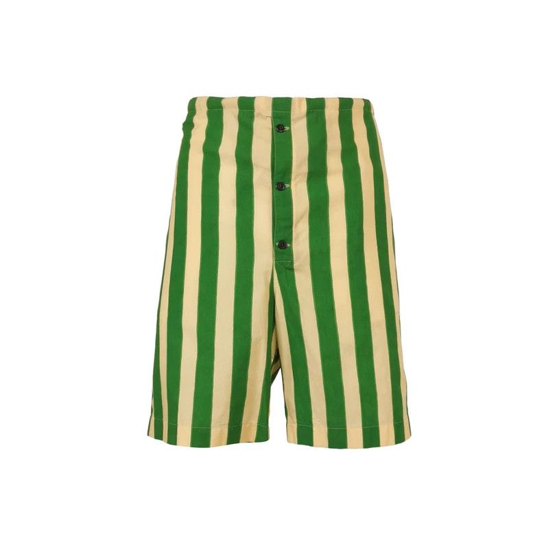 Prada Prada Cotton Striped Casual Shorts M Size US 34 / EU 50 - 1 Thumbnail