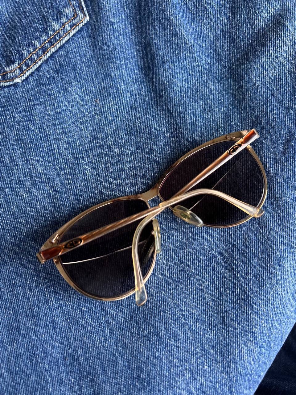 Dior × Vintage Christian Dior Vintage 80s Eyeglasses Austria Metal Frame Size ONE SIZE - 12 Thumbnail