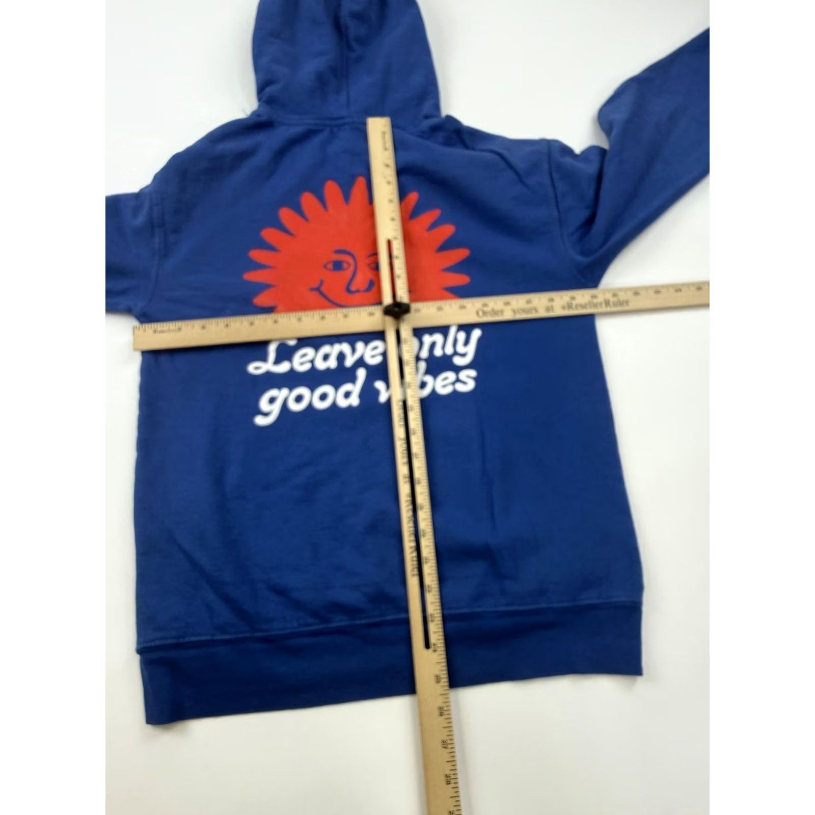 Parks Project Parks Project Hoodie Sweatshirt Mens Small Blue Fleece Pullover Good Vibes Size US S / EU 44-46 / 1 - 7 Thumbnail