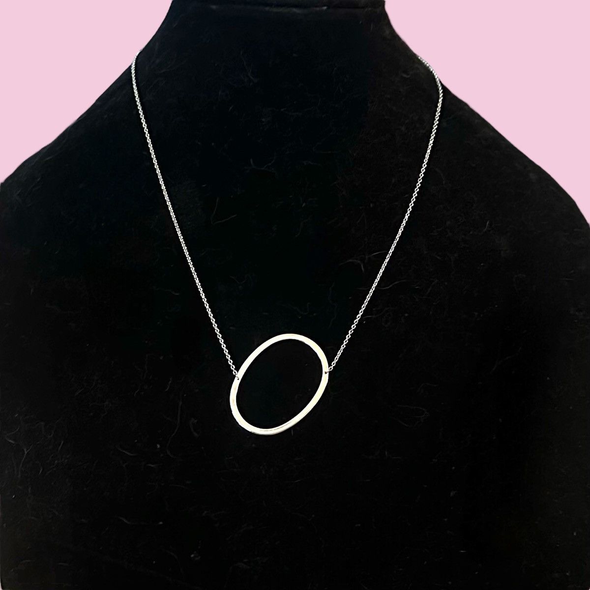 Other Cai silver tone sideway initial letter O necklace Size ONE SIZE - 1 Thumbnail