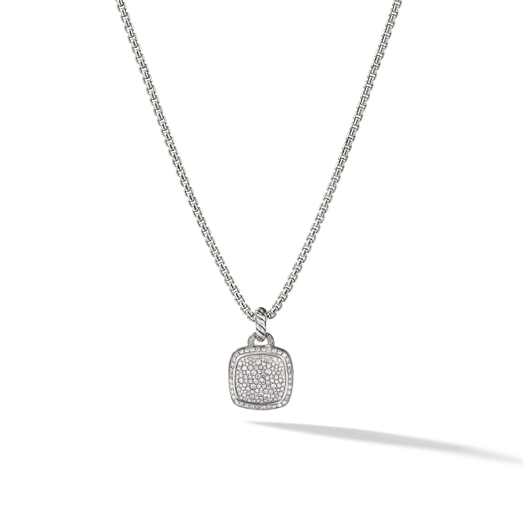 David Yurman o1w1db10525 D12488D Size:6/ Pendant in Silver with Diamond Size ONE SIZE - 1 Thumbnail