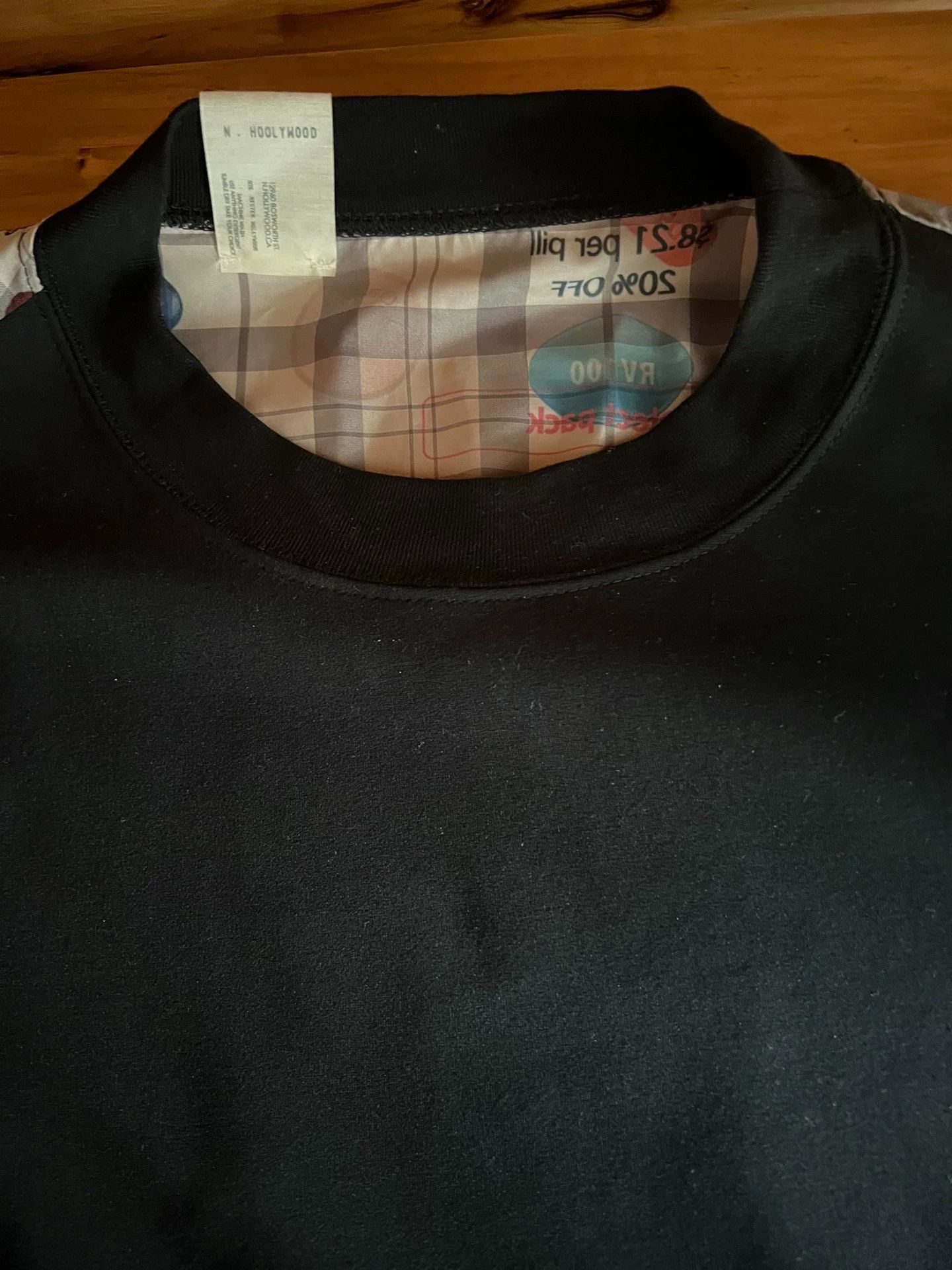 N.Hoolywood N.HOOLYWOOD Paneled Runway Premium Sweatshirt 40 Near New Size US XXS / EU 40 - 9 Thumbnail