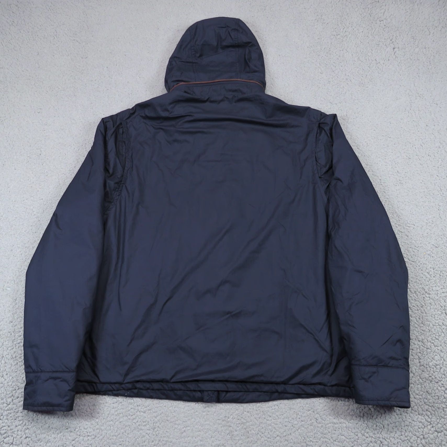 Polo Ralph Lauren VINTAGE Polo Ralph Lauren Jacket Men XL Navy Leather Trim Pony Fleece Lined Coat Size US XL / EU 56 / 4 - 3 Thumbnail