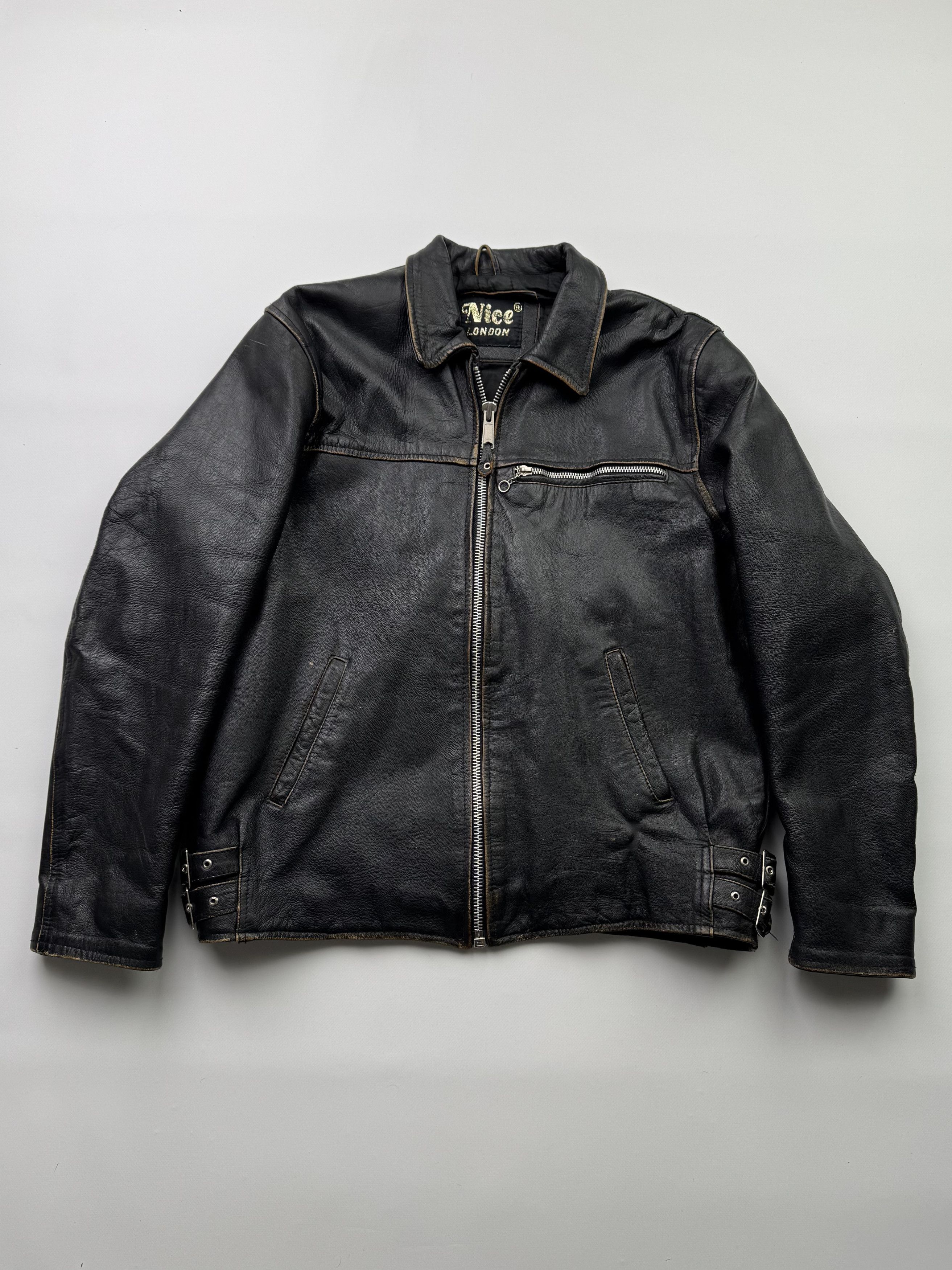 Bomber Jacket × Leather Jacket × Vintage Vintage Leather