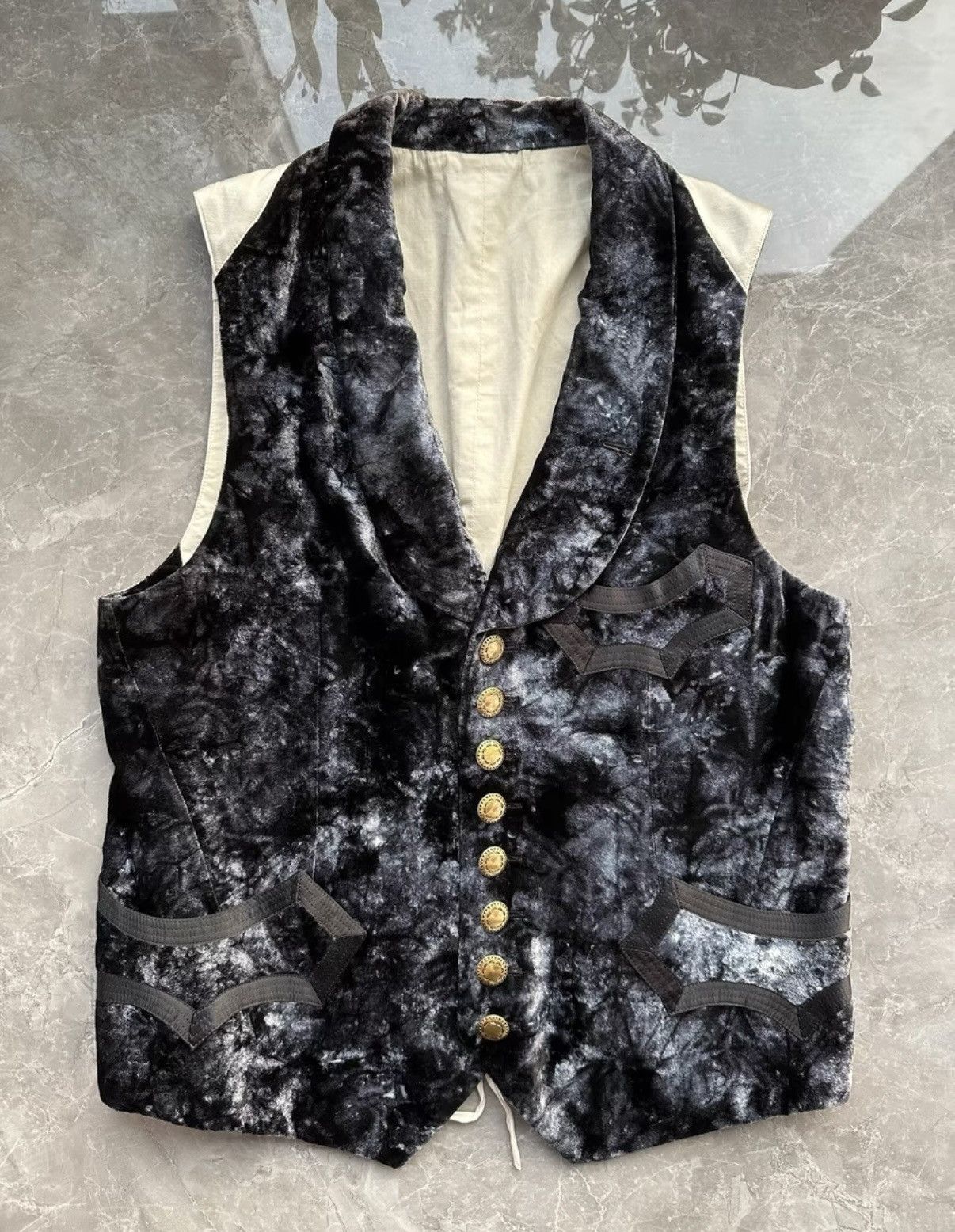 Number (N)ine Number (N)ine 09SS The Lonesome Heroes Royal Vest Size US L / EU 52-54 / 3 - 1 Thumbnail
