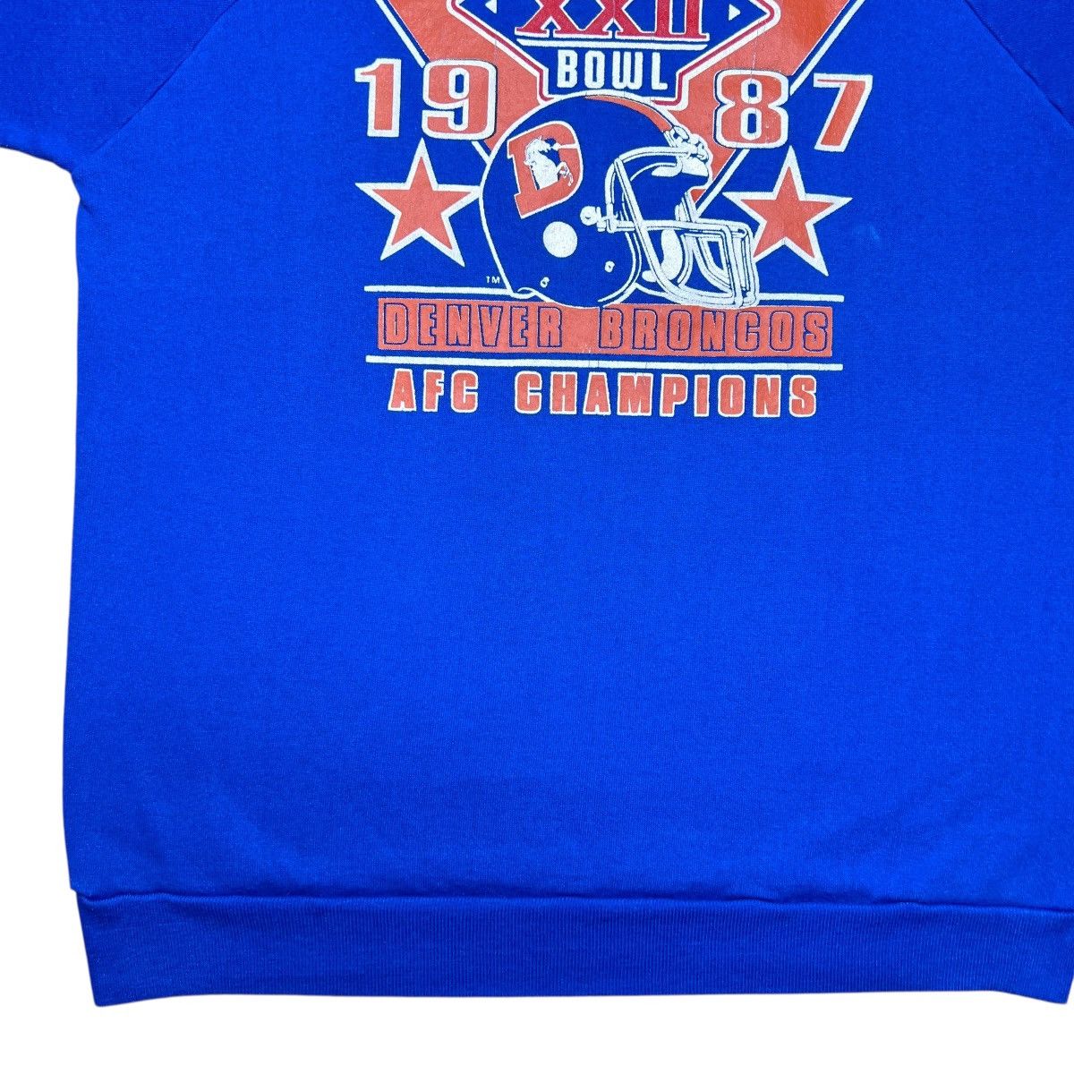 NFL Vtg 1987 NFL Denver Broncos AFC Champions Sweatshirt Size US L / EU 52-54 / 3 - 6 Thumbnail