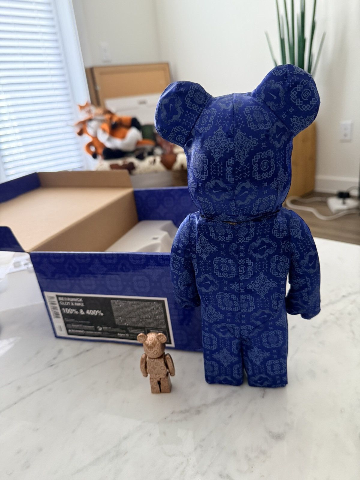 CLOT × Nike Clot x Nike Bearbrick collab 100% 400% Size ONE SIZE - 3 Thumbnail