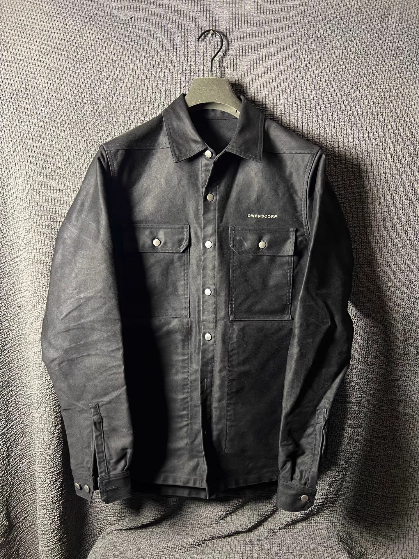 Rick Owens Rick Owens satin heavy cotton work shirt Size US M / EU 48-50 / 2 - 1 Thumbnail