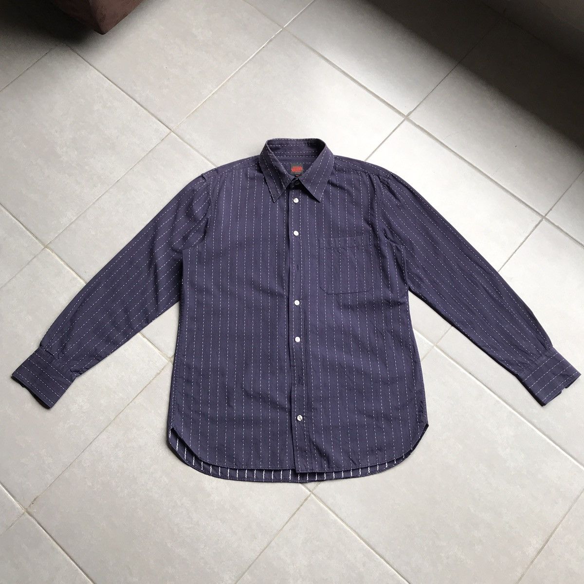 Jean Paul Gaultier Jean Paul Gaultier sashiko pattern shirt Size US M / EU 48-50 / 2 - 2 Thumbnail