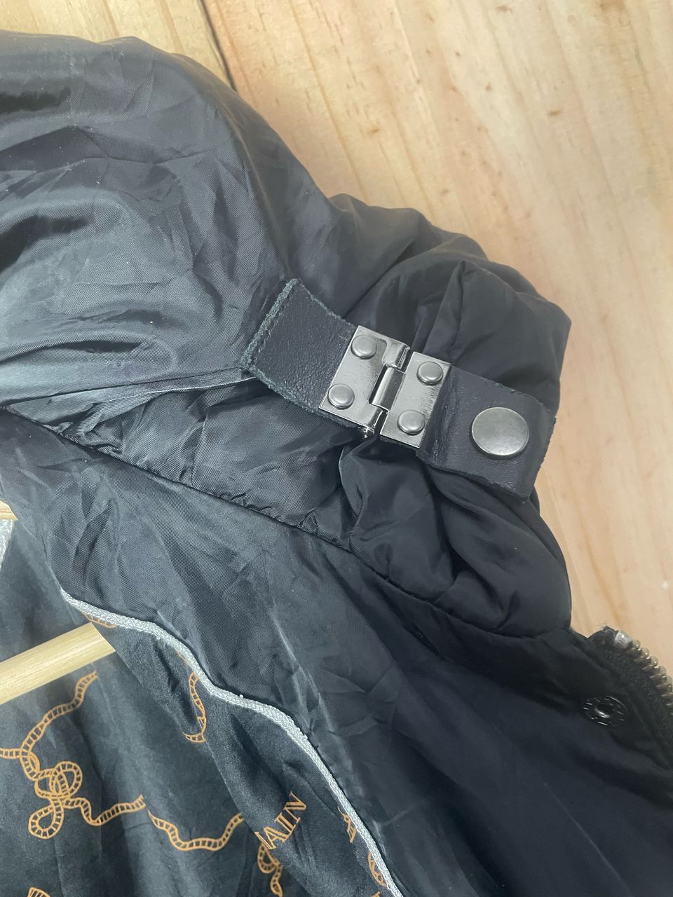 Balmain × Vintage Vintage Balmain Down Jacket Hoodie Size L / US 10 / IT 46 - 17 Thumbnail