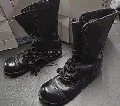 Vintage corcora1500 Military Paratrooper Boots. Size US 7.5 / EU 40-41 - 2 Thumbnail