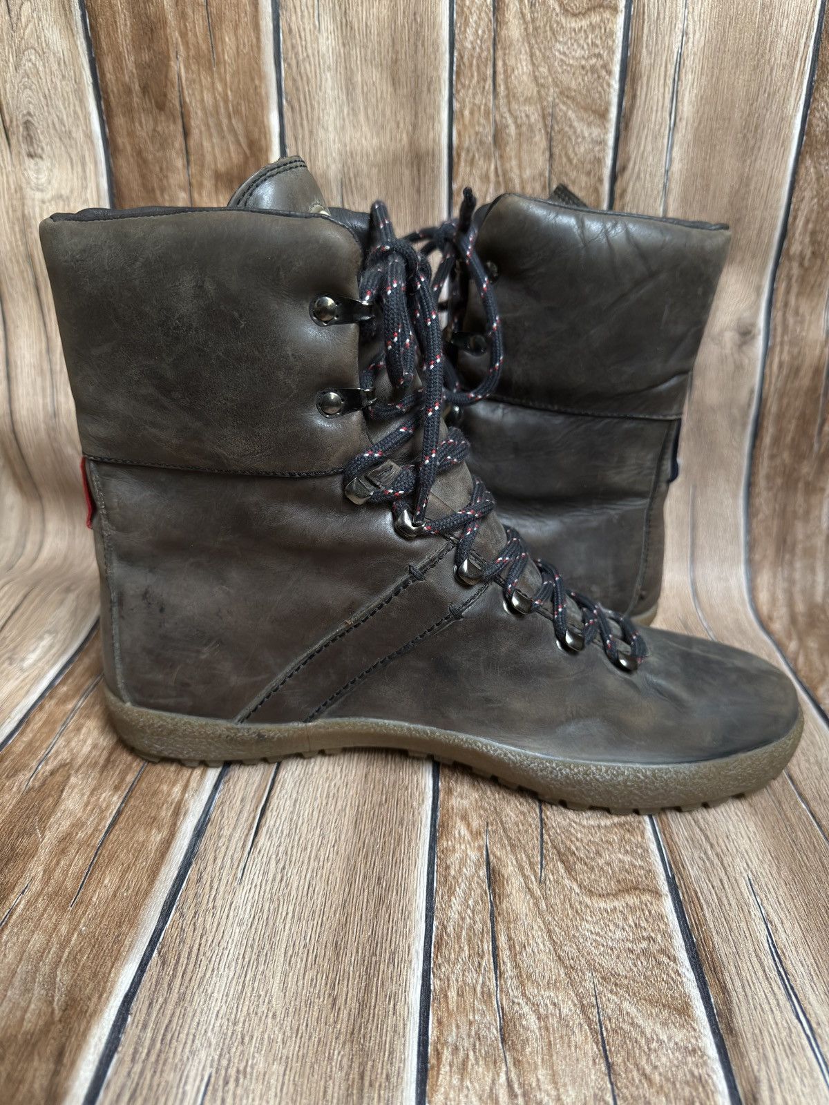 Moncler 🔥rare lace up hiking boots Size US 8 / EU 41 - 14 Thumbnail