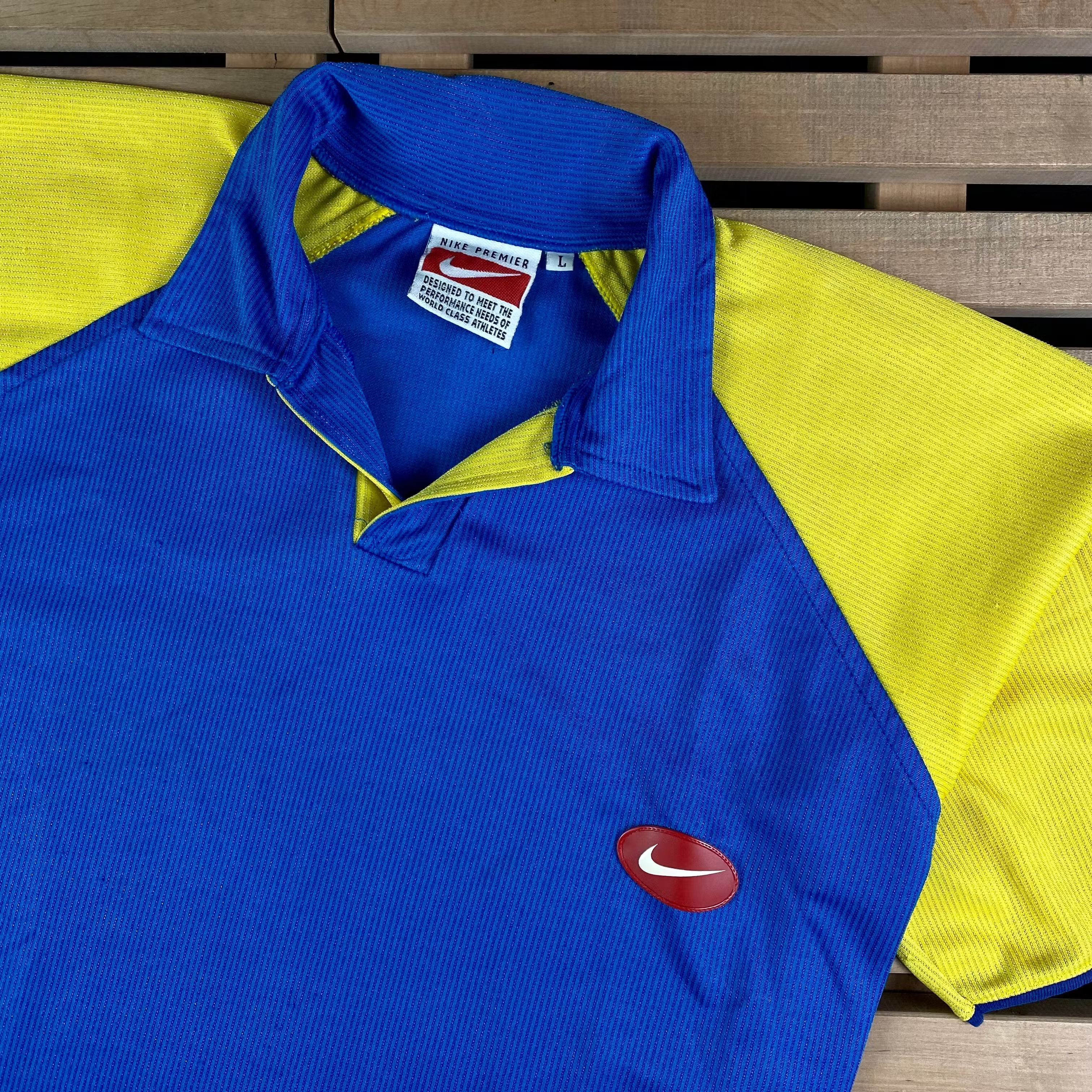 Nike × Vintage Mens Polo T Shirt Nike Premier Vintage Size L Size US L / EU 52-54 / 3 - 2 Thumbnail