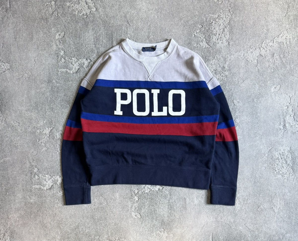 Polo Ralph Lauren Polo Ralph Lauren XS big logo sweatshirt pullover jumper Size XS / US 0-2 / IT 36-38 - 7 Thumbnail