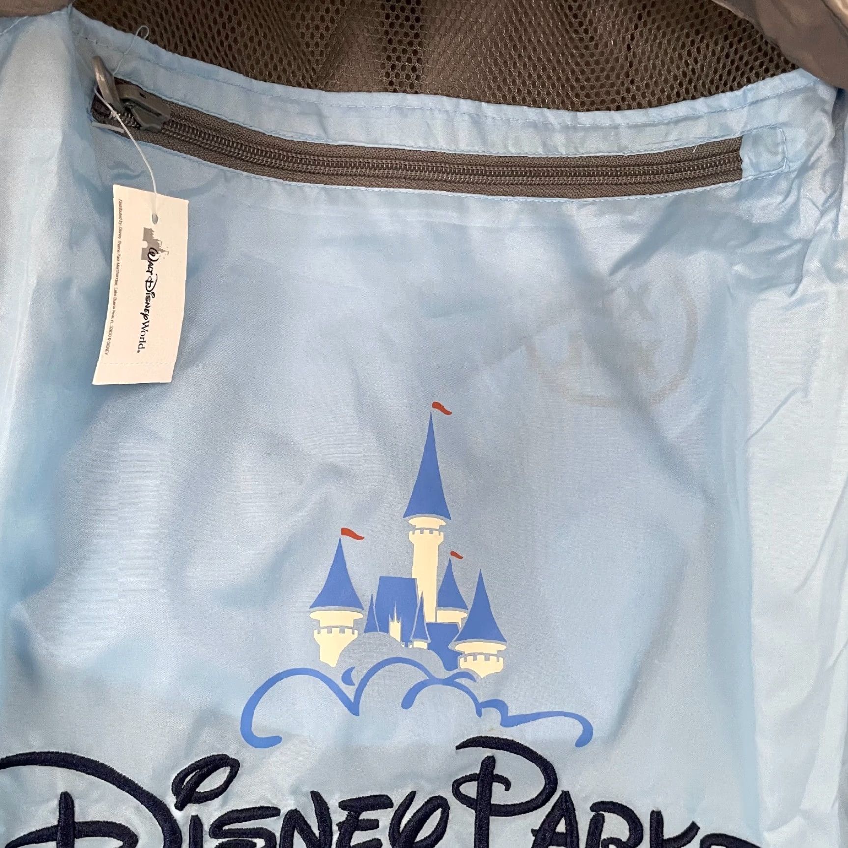 Disney Disney Jacket Adult XL Brown Packable Windbreaker Mickey Logo Mens Size US XL / EU 56 / 4 - 7 Thumbnail
