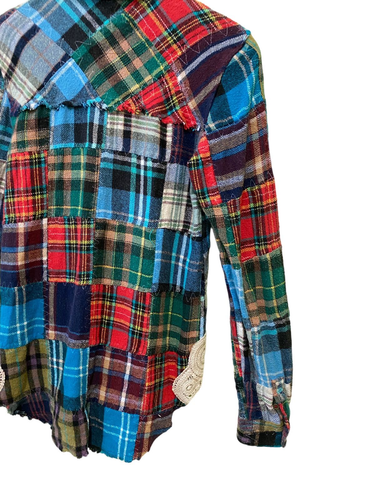 Designer × Japanese Brand × Vintage WE TGE FREE Patchworks Rebuild Flannel Size US XS / EU 42 / 0 - 11 Thumbnail
