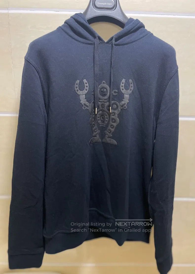 Hermes Hermes Knit Hooded Sweatshirt (Chest Mechanical Series) Size US M / EU 48-50 / 2 - 1 Thumbnail